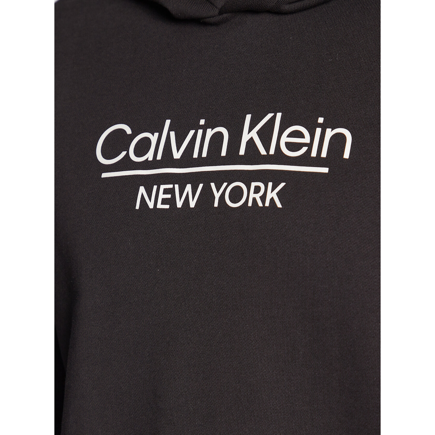 Calvin Klein Mikina New York Logo K10K110747 Černá Regular Fit - Pepit.cz