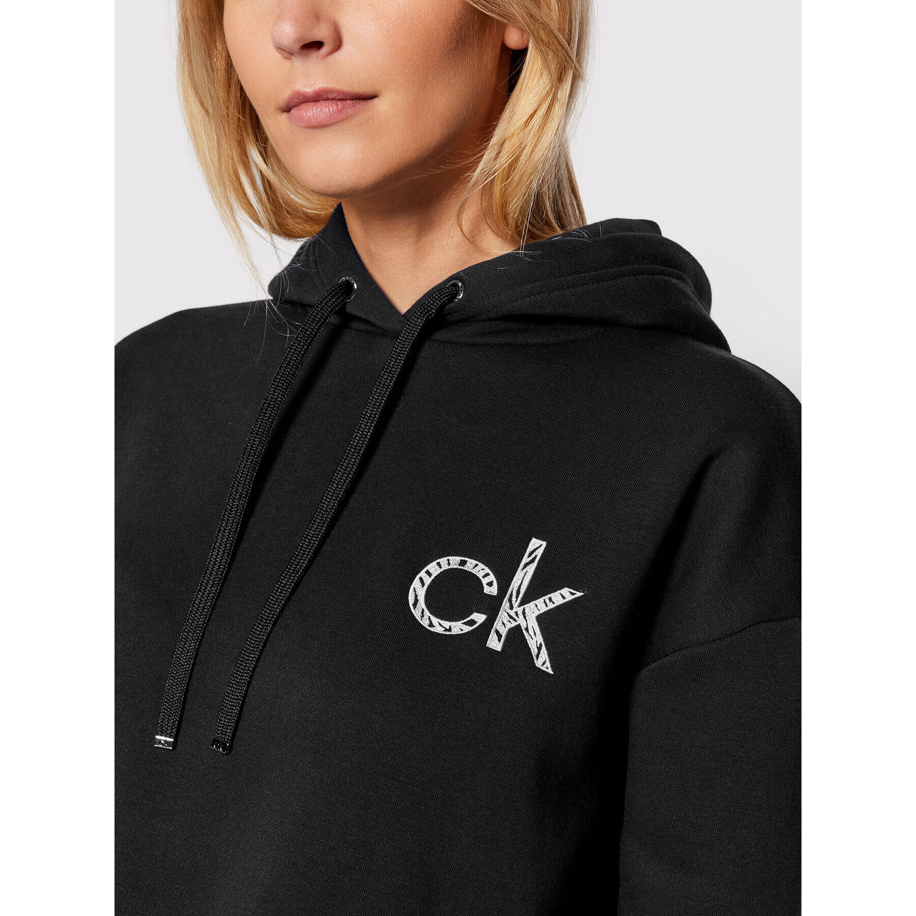 Calvin Klein Mikina Seasonal K20K203401 Černá Regular Fit - Pepit.cz