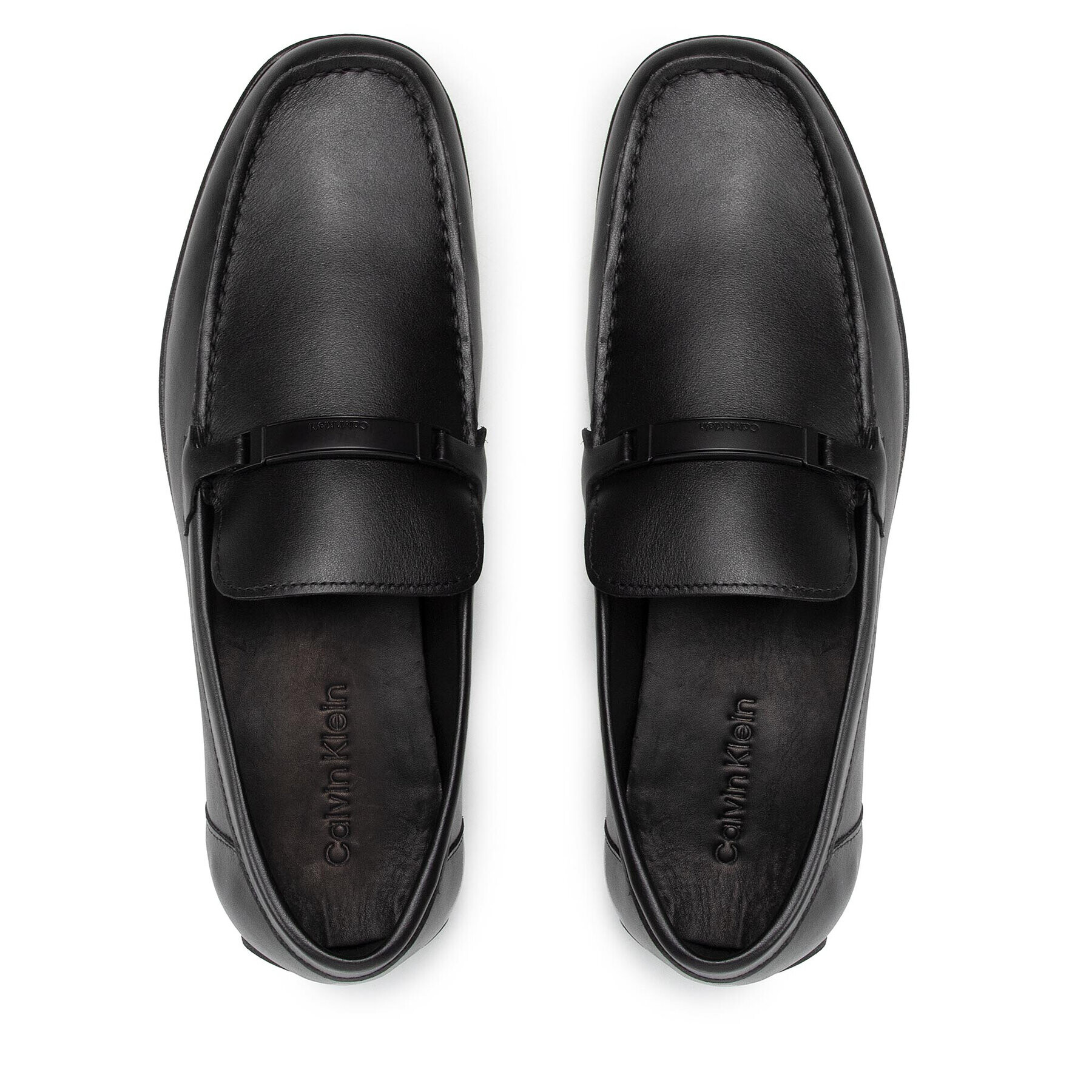 Calvin Klein Mokasíny Driving Shoe Metal HM0HM00430 Černá - Pepit.cz