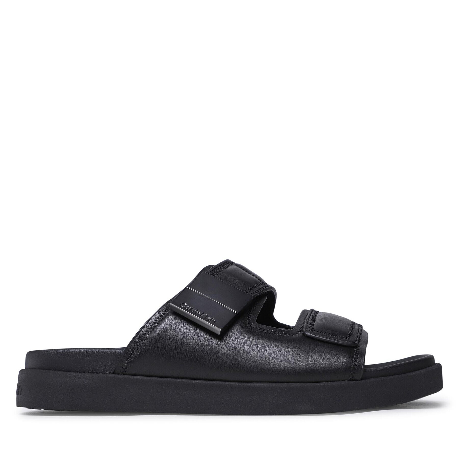 Calvin Klein Nazouváky Double Strap Sandal HM0HM00945 Černá - Pepit.cz