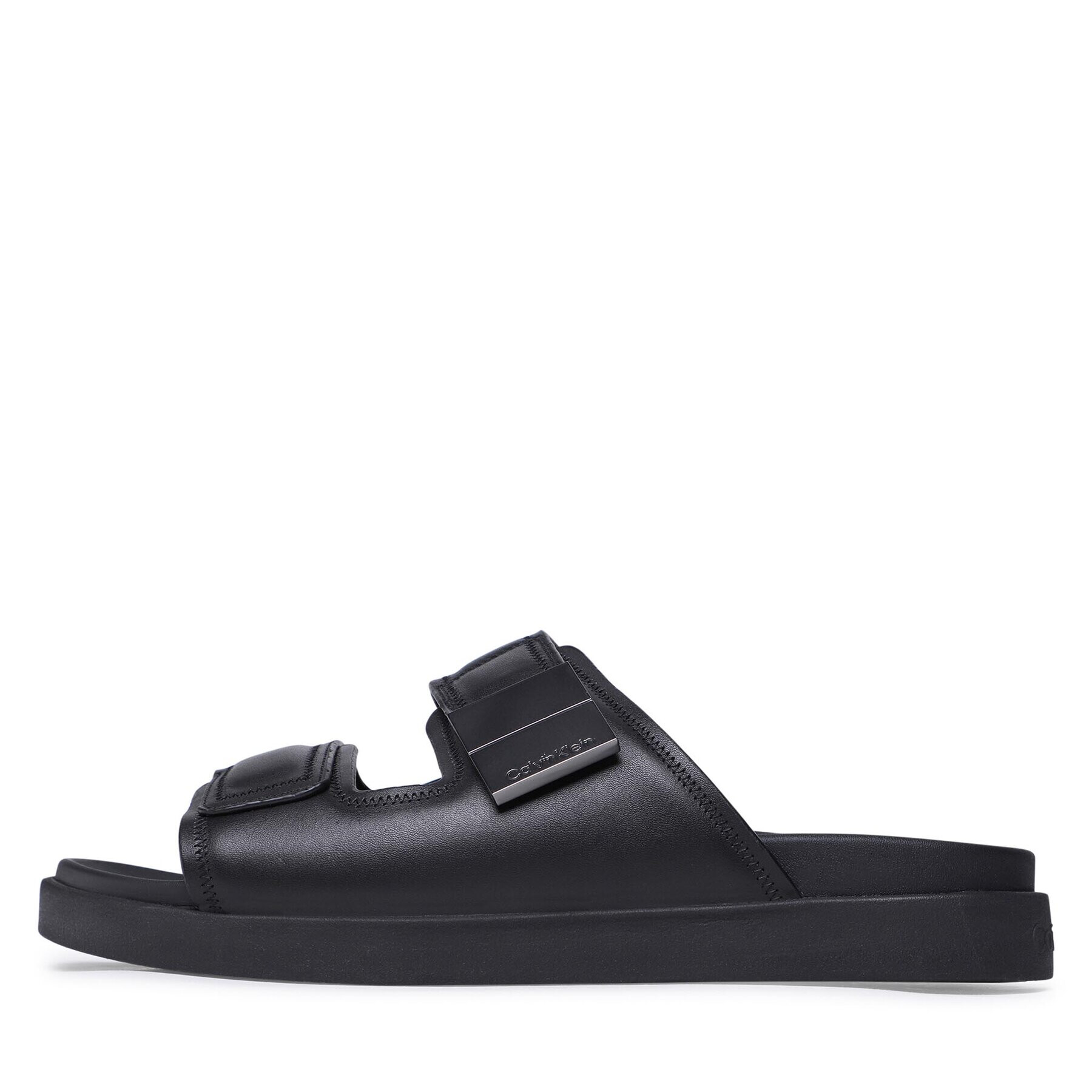 Calvin Klein Nazouváky Double Strap Sandal HM0HM00945 Černá - Pepit.cz