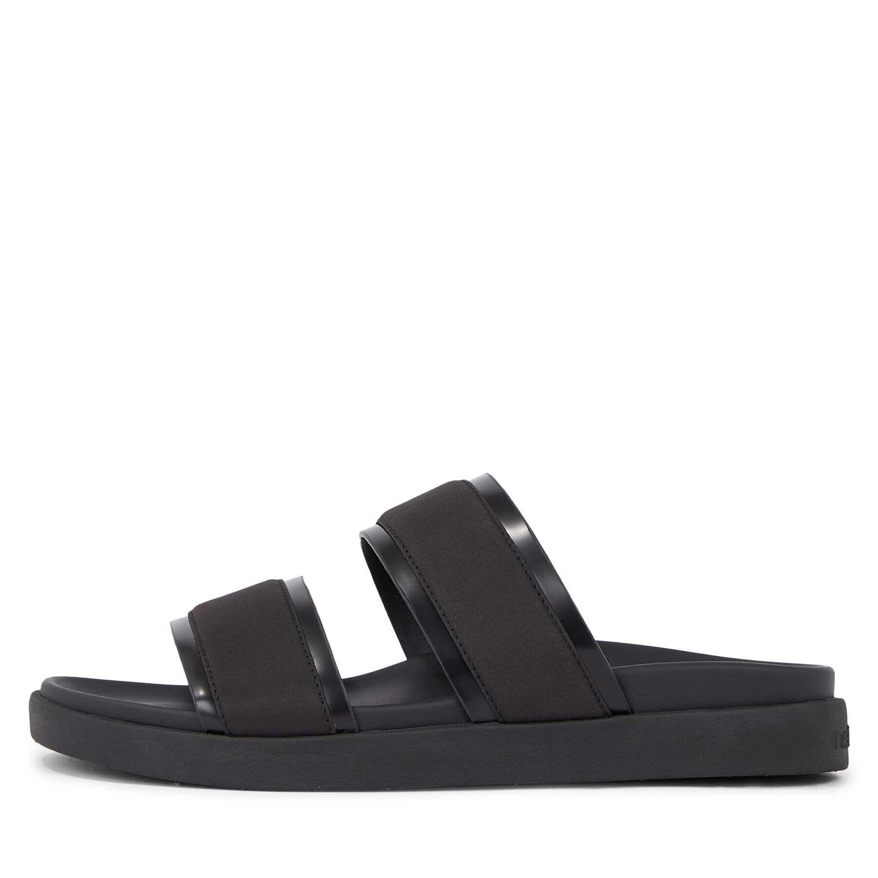 Calvin Klein Nazouváky Double Strap Sandal Mix HM0HM01024 Černá - Pepit.cz