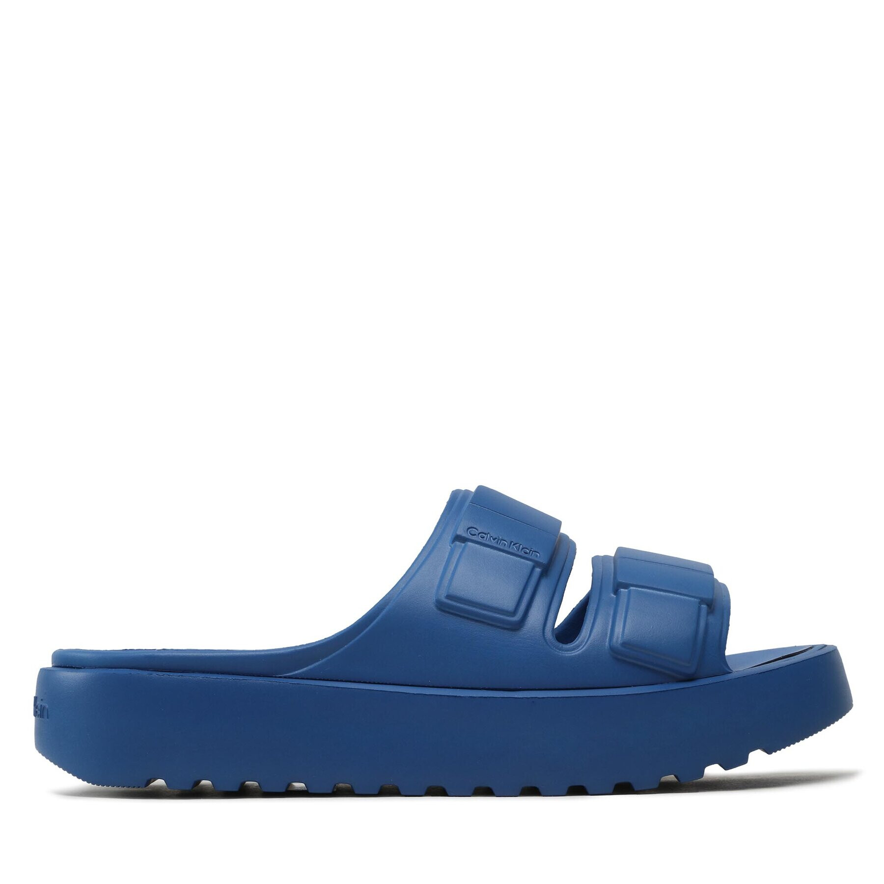 Calvin Klein Nazouváky Double Strap Slipper HM0HM00967 Modrá - Pepit.cz