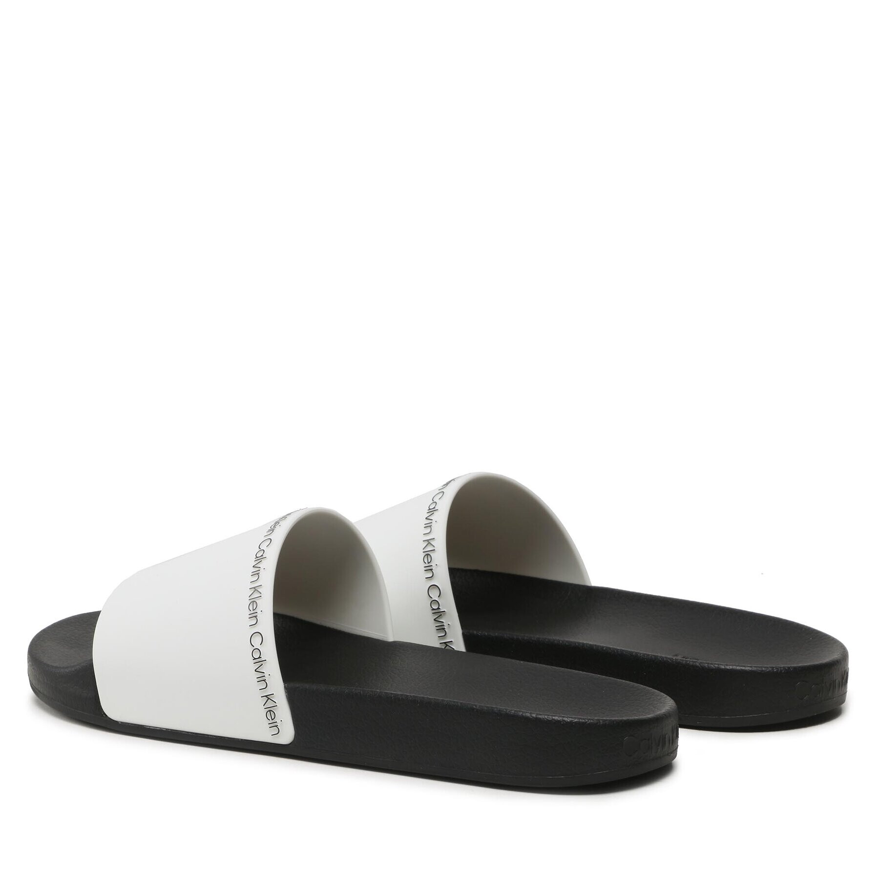 Calvin Klein Nazouváky Pool Slide Rubber HM0HM00981 Bílá - Pepit.cz