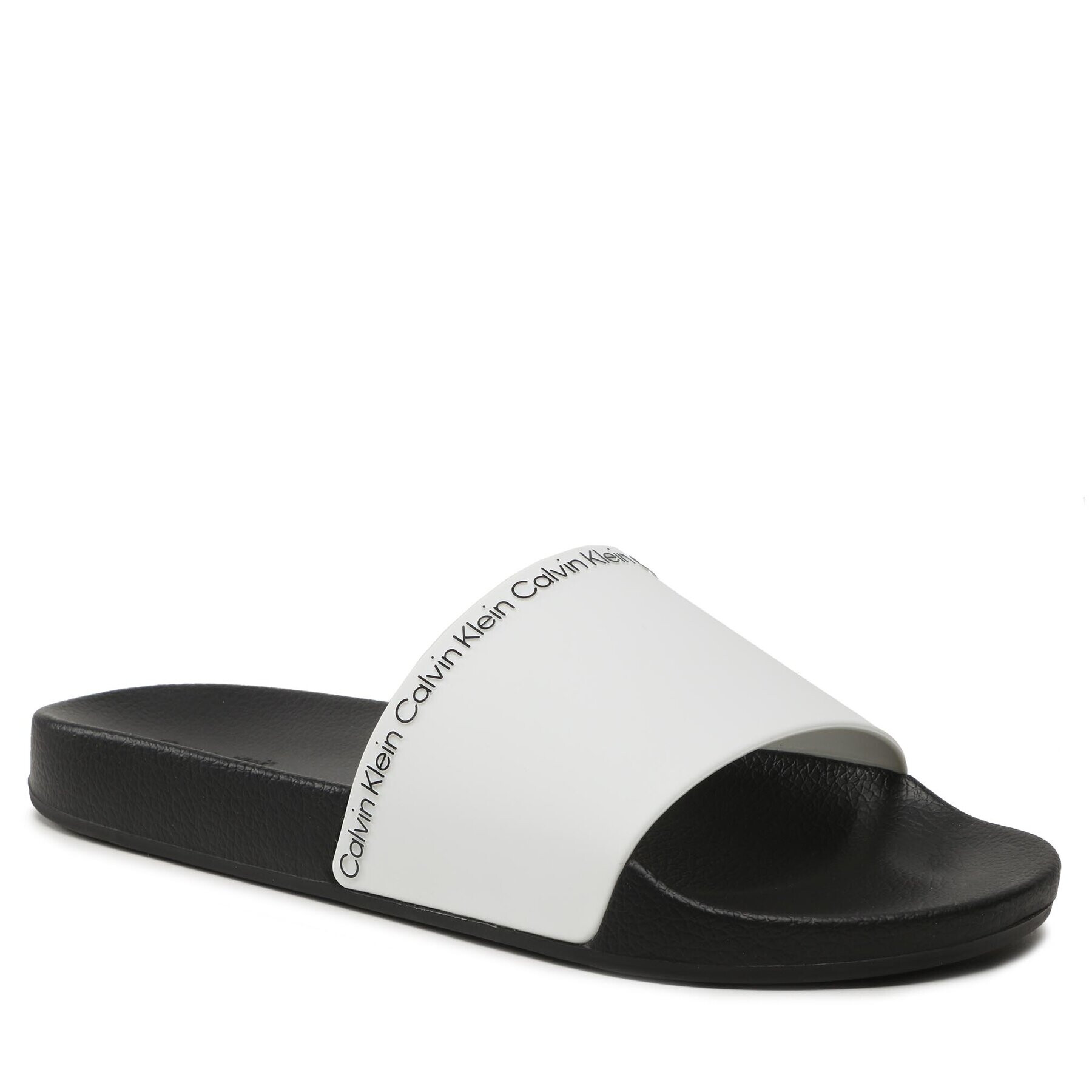 Calvin Klein Nazouváky Pool Slide Rubber HM0HM00981 Bílá - Pepit.cz