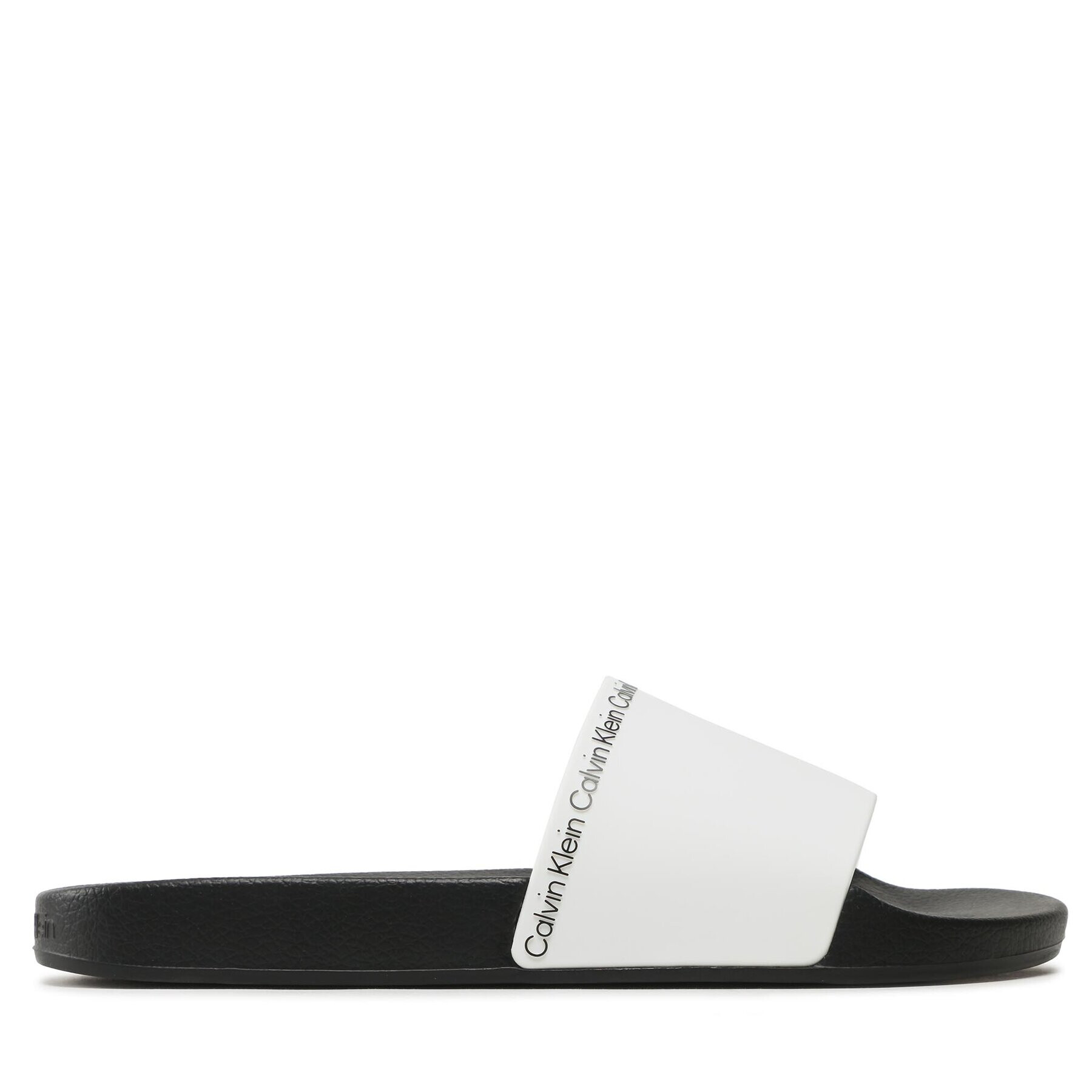 Calvin Klein Nazouváky Pool Slide Rubber HM0HM00981 Bílá - Pepit.cz