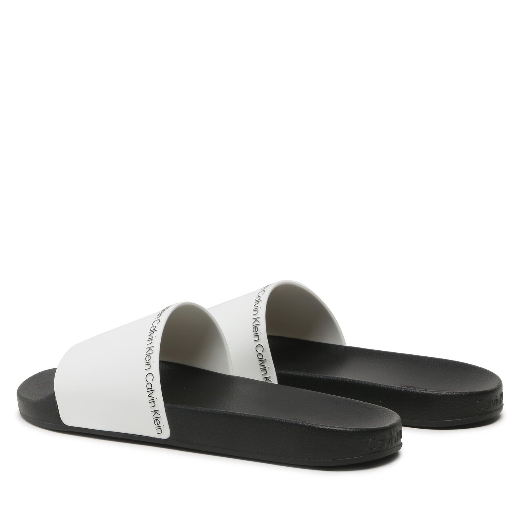 Calvin Klein Nazouváky Pool Slide Rubber HM0HM00981 Bílá - Pepit.cz