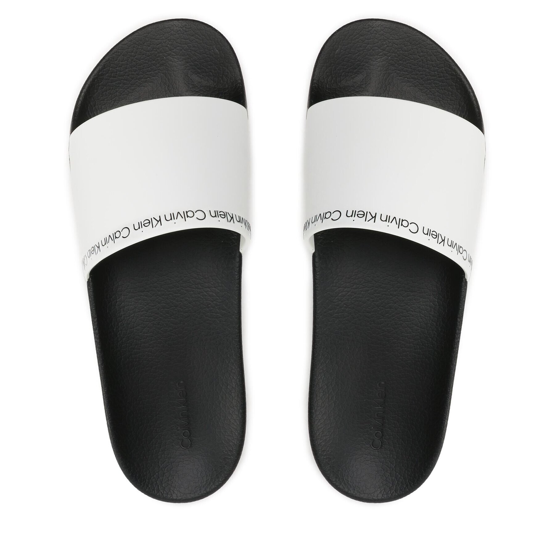 Calvin Klein Nazouváky Pool Slide Rubber HM0HM00981 Bílá - Pepit.cz