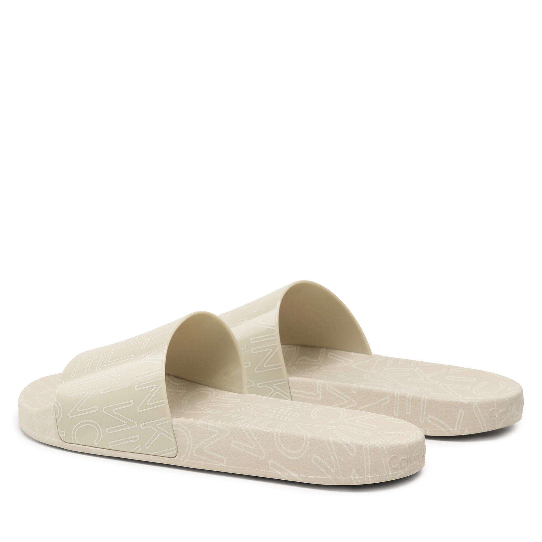 Calvin Klein Nazouváky Pool Slide Rubber HM0HM01062 Zelená - Pepit.cz