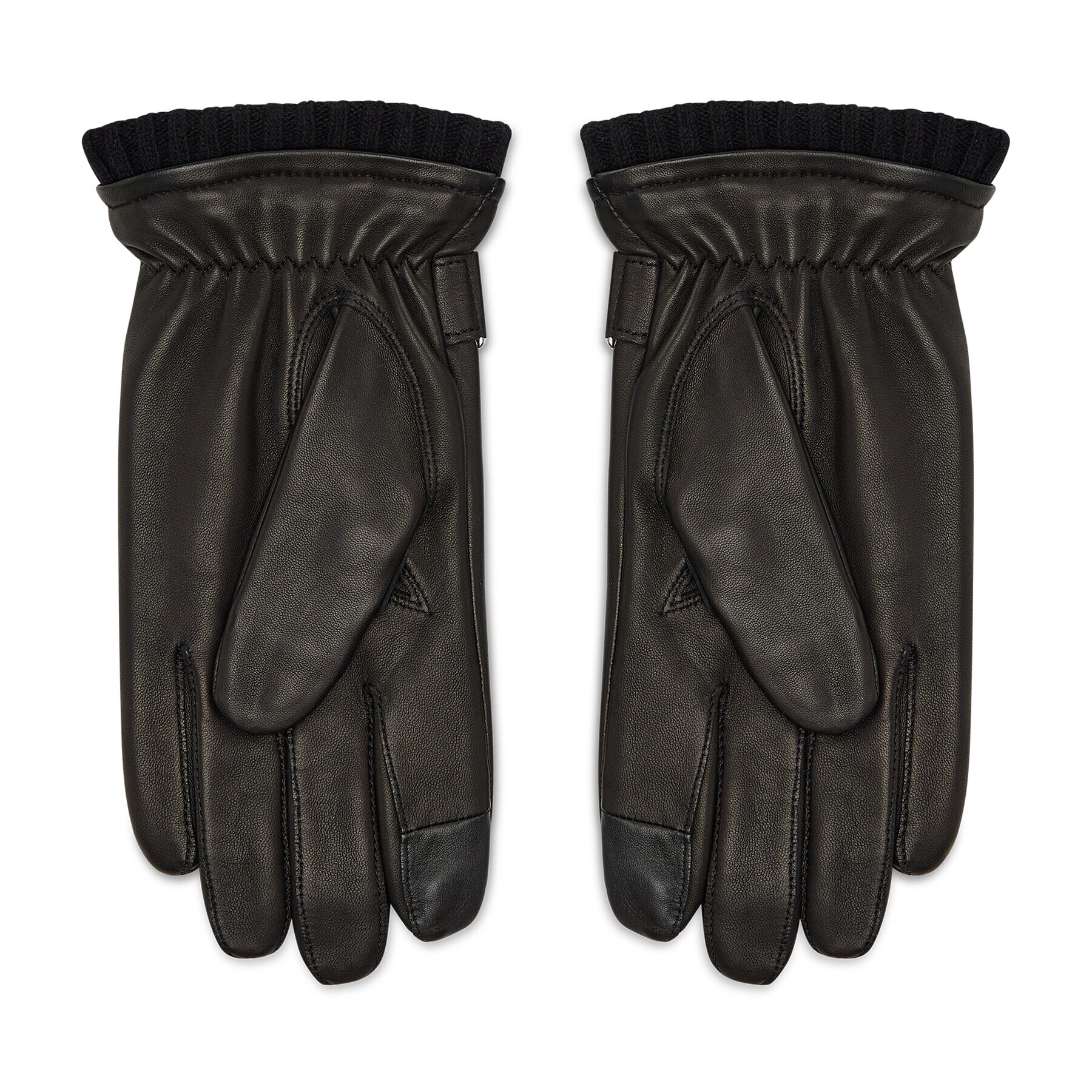 Calvin Klein Pánské rukavice Leather Rivet Gloves K50K507425 Černá - Pepit.cz