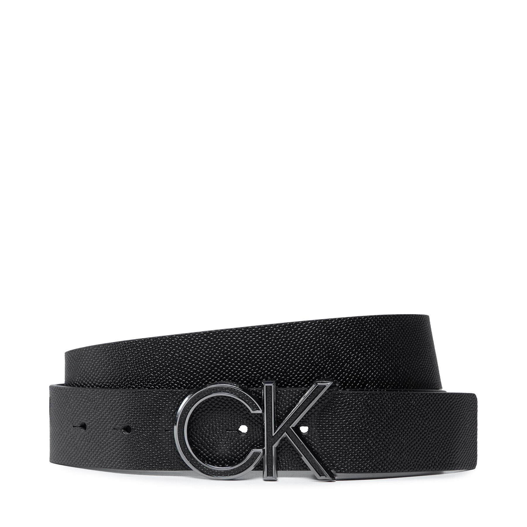 Calvin Klein Pánský pásek Adj Ck Leather Inlay Scotch 35mm K50K507847 Černá - Pepit.cz