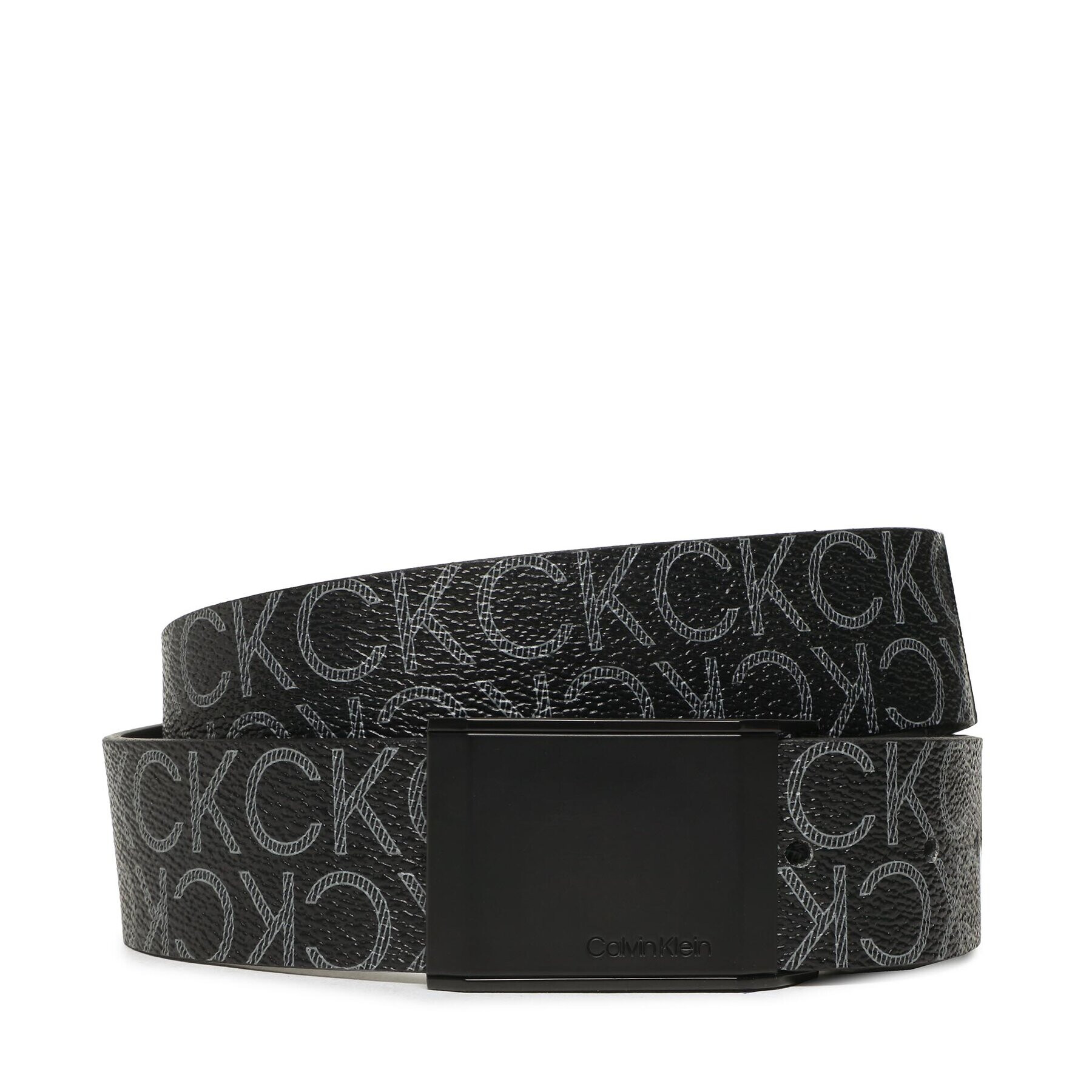 Calvin Klein Pánský pásek Beveled Plaque Cv Mono 35mm K50K510188 Černá - Pepit.cz