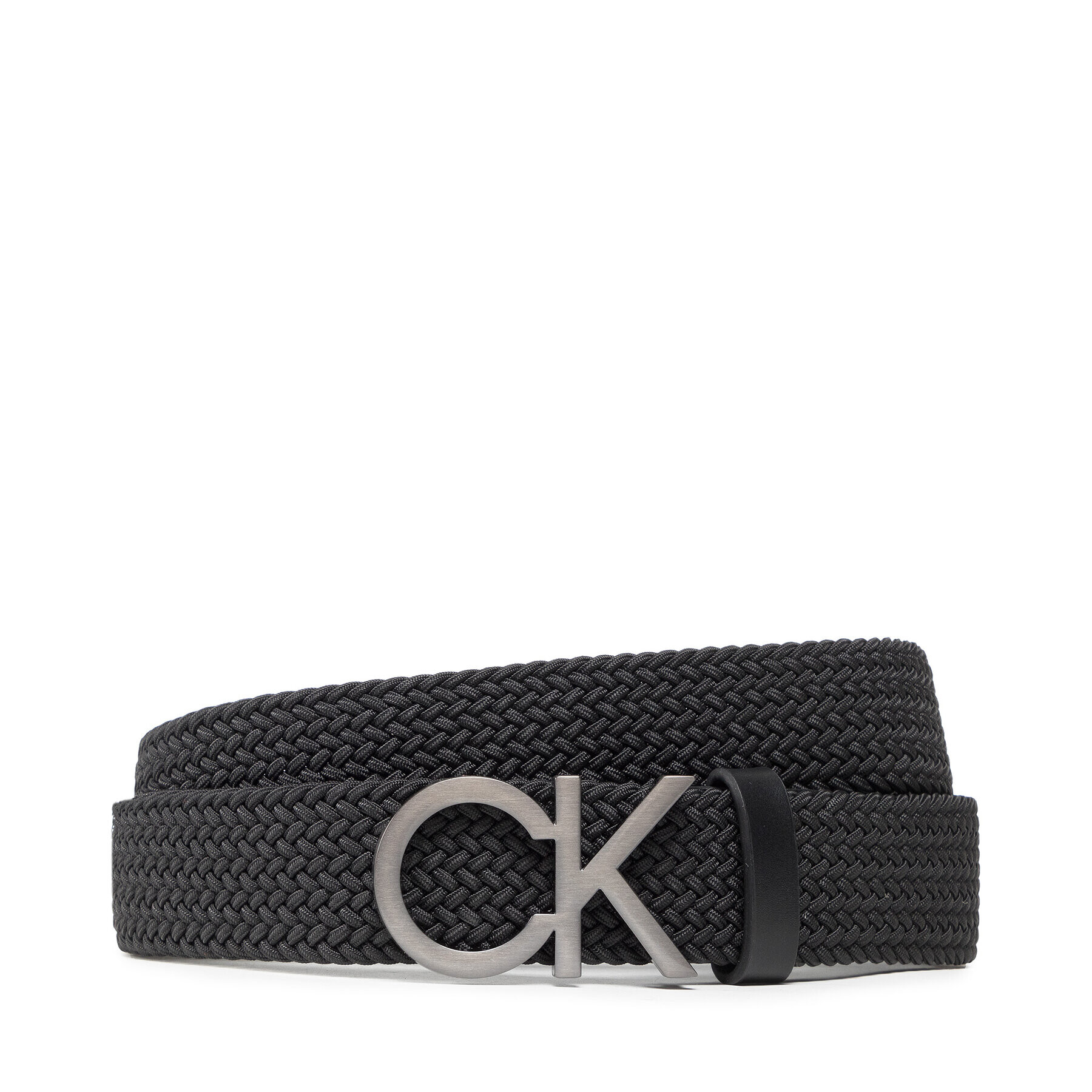 Calvin Klein Pánský pásek Ck Metal Braided Elastic 35mm K50K508748 Černá - Pepit.cz