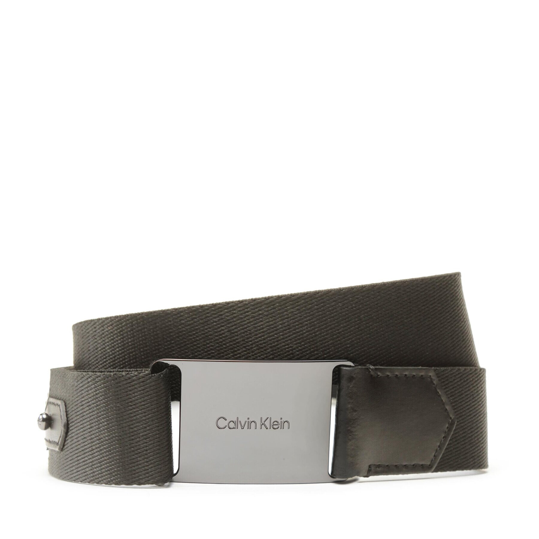 Calvin Klein Pánský pásek Plaque Webbing 35Mm K50K510355 Černá - Pepit.cz