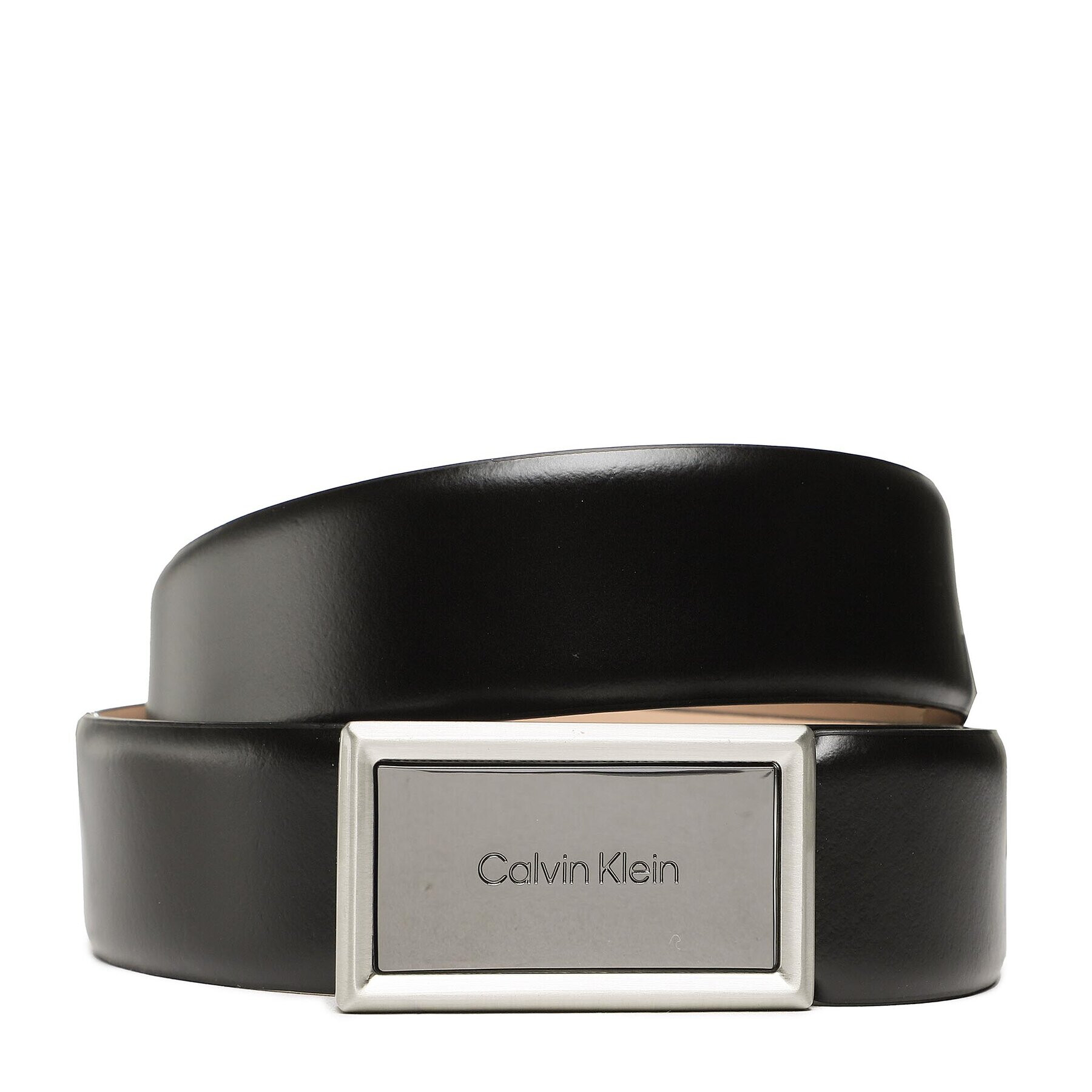 Calvin Klein Pánský pásek Pyramid Plaque 35Mm K50K510220 Černá - Pepit.cz