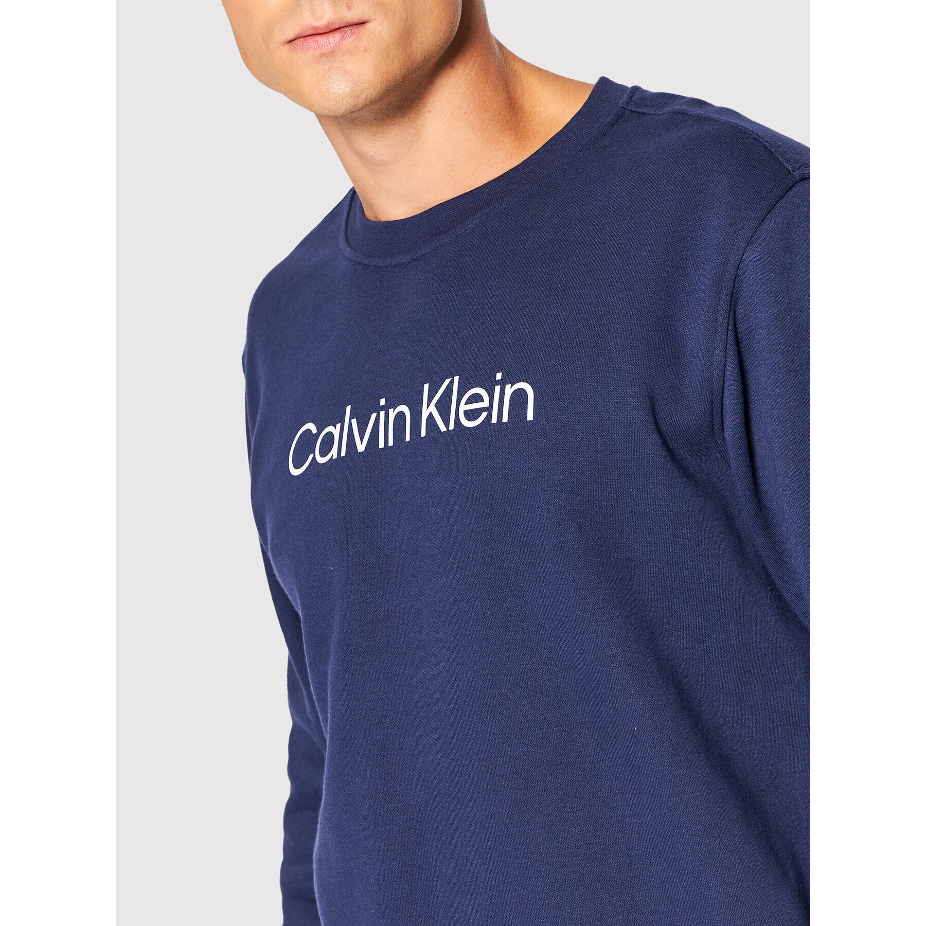 Calvin Klein Performance Mikina 00GMS2W305 Tmavomodrá Regular Fit - Pepit.cz