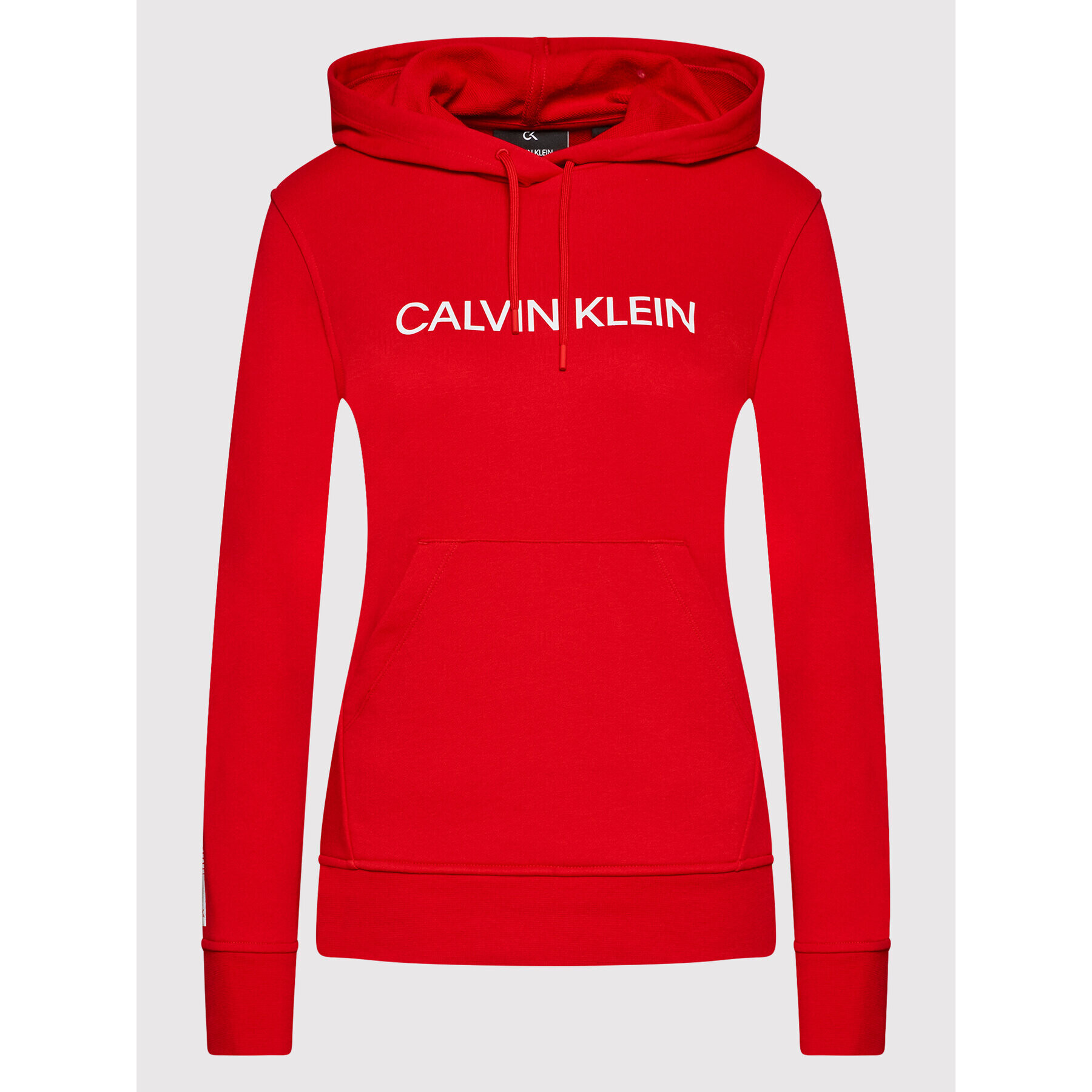 Calvin Klein Performance Mikina 00GWF1W311 Červená Regular Fit - Pepit.cz