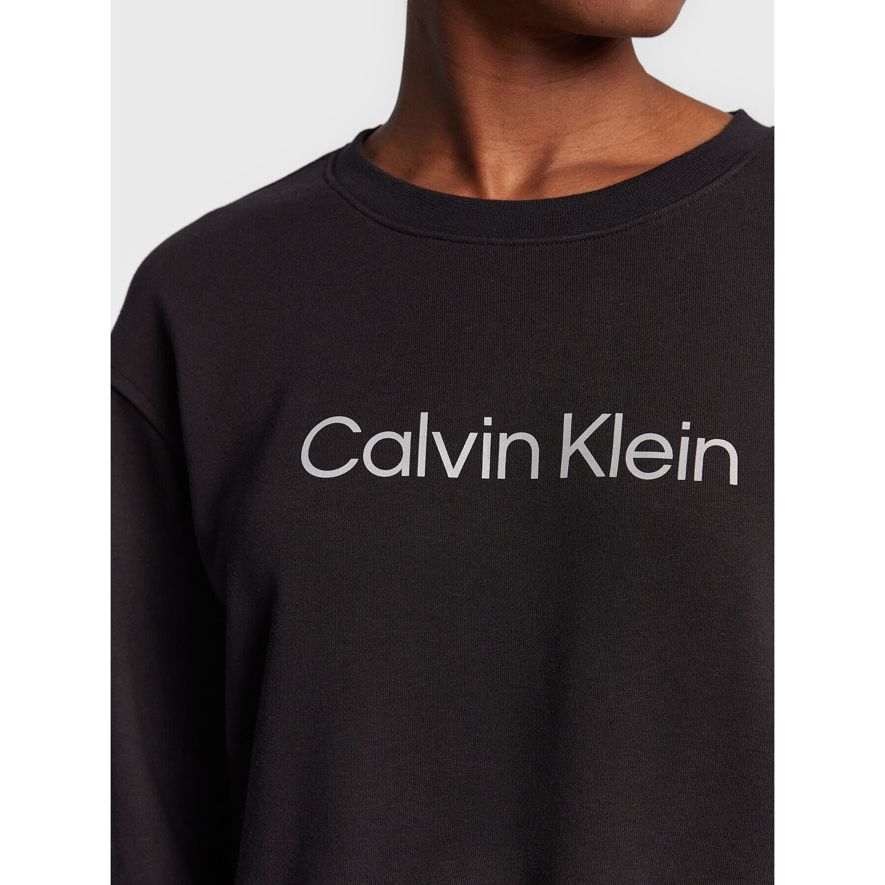 Calvin Klein Performance Mikina 00GWS2W312 Černá Regular Fit - Pepit.cz