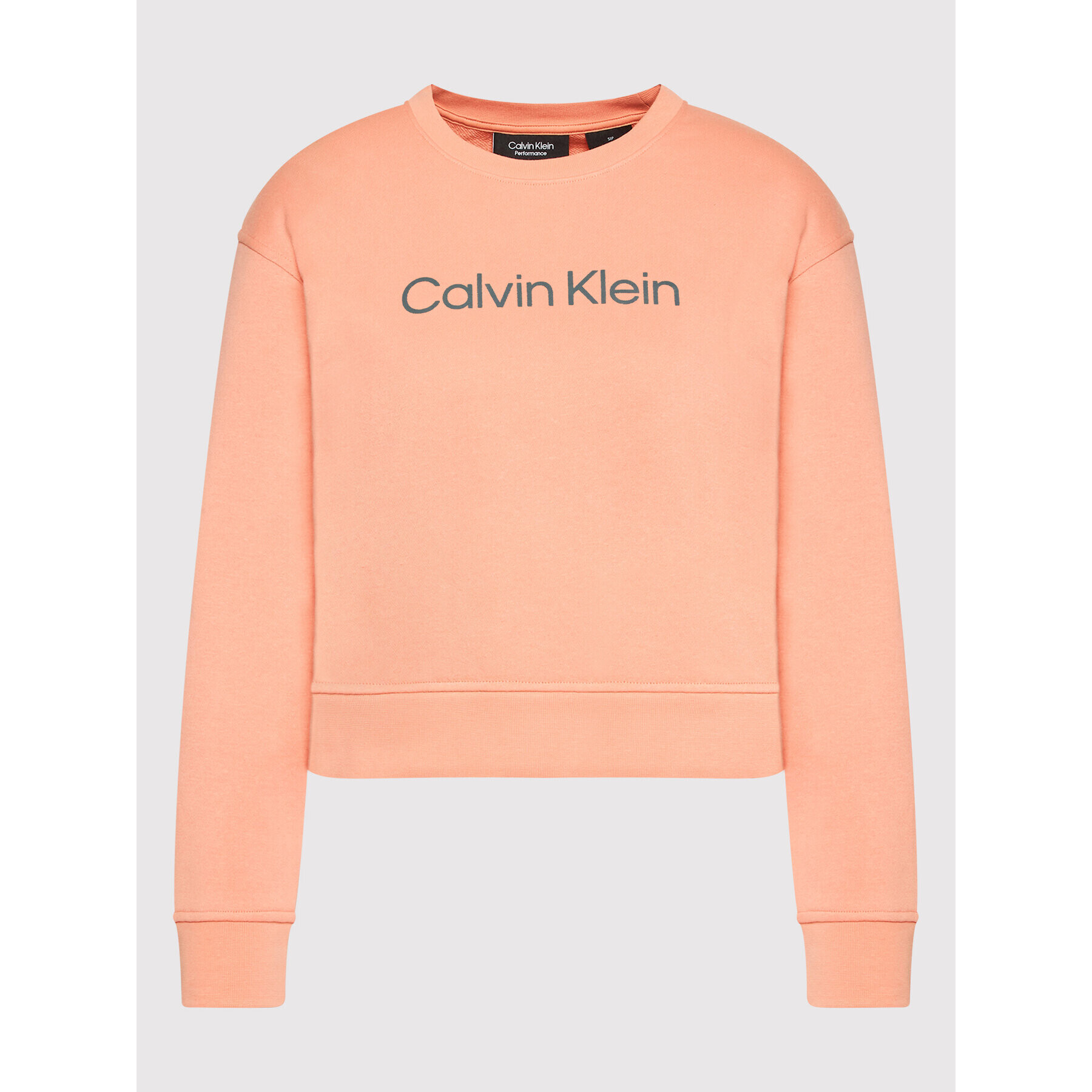 Calvin Klein Performance Mikina 00GWS2W312 Oranžová Regular Fit - Pepit.cz