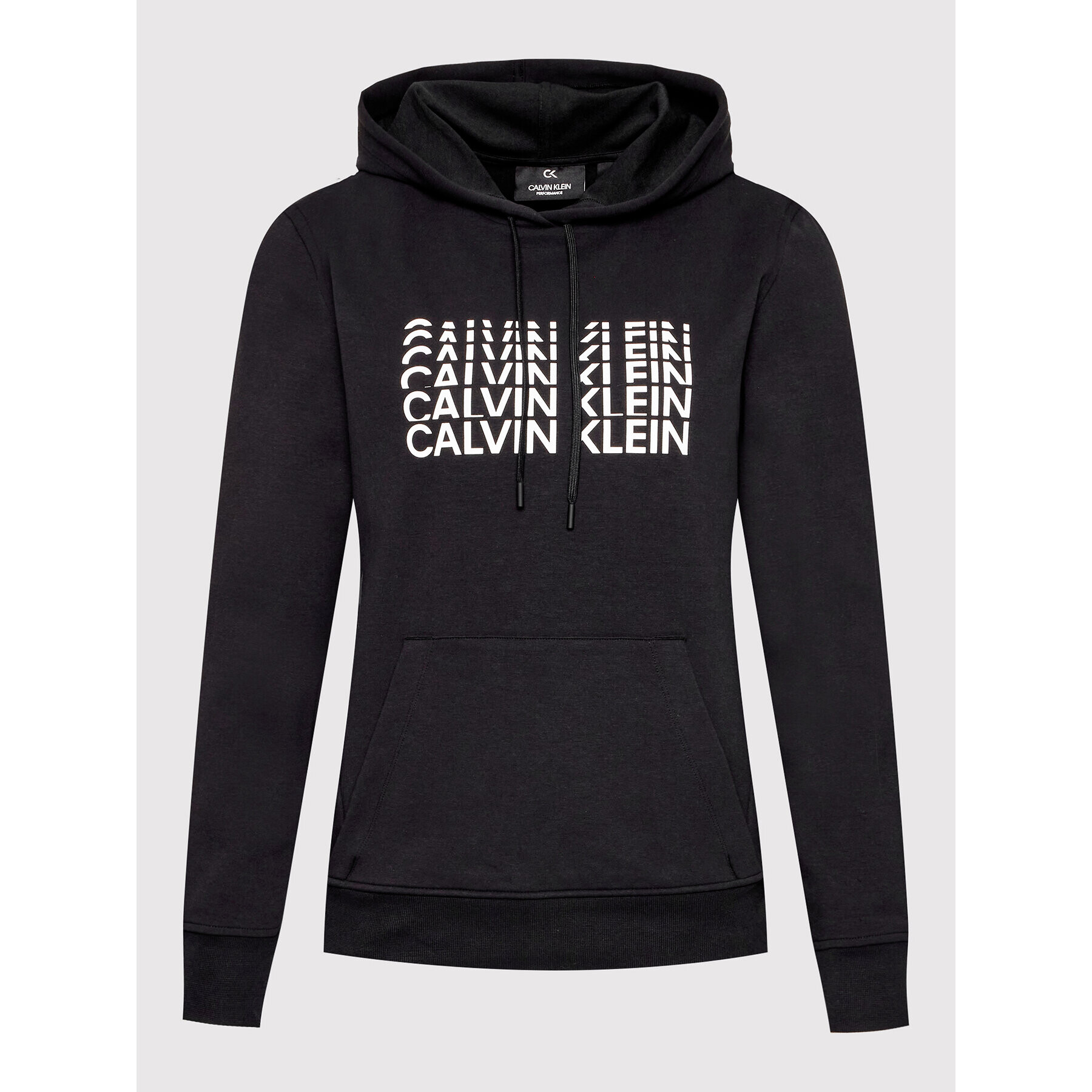 Calvin Klein Performance Mikina Pw 00GWH1W313 Černá Relaxed Fit - Pepit.cz