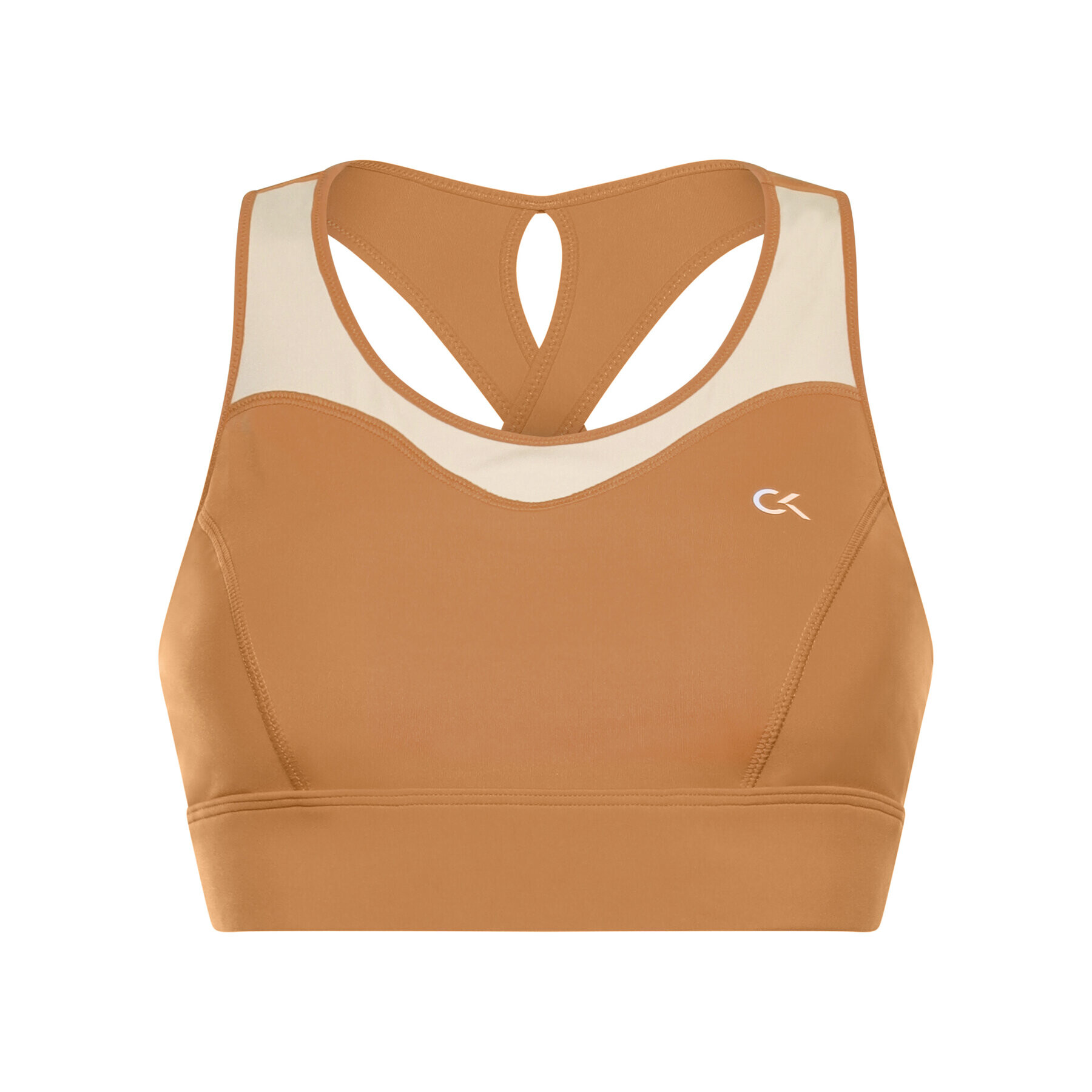 Calvin Klein Performance Podprsenkový top High Support Sports Bra 00GWS0K124 Oranžová - Pepit.cz