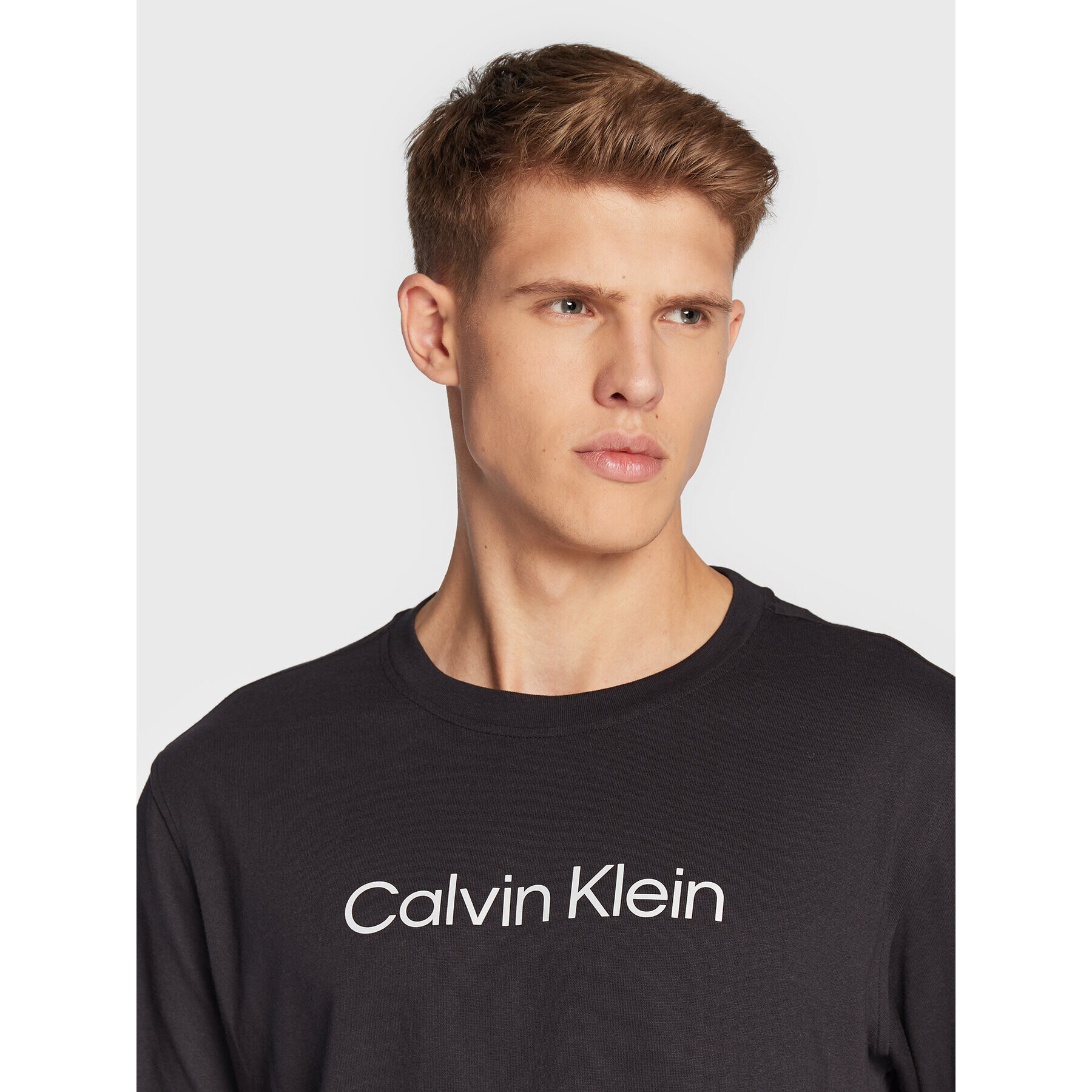 Calvin Klein Performance S dlouhým rukávem 00GMS2K200 Černá Regular Fit - Pepit.cz