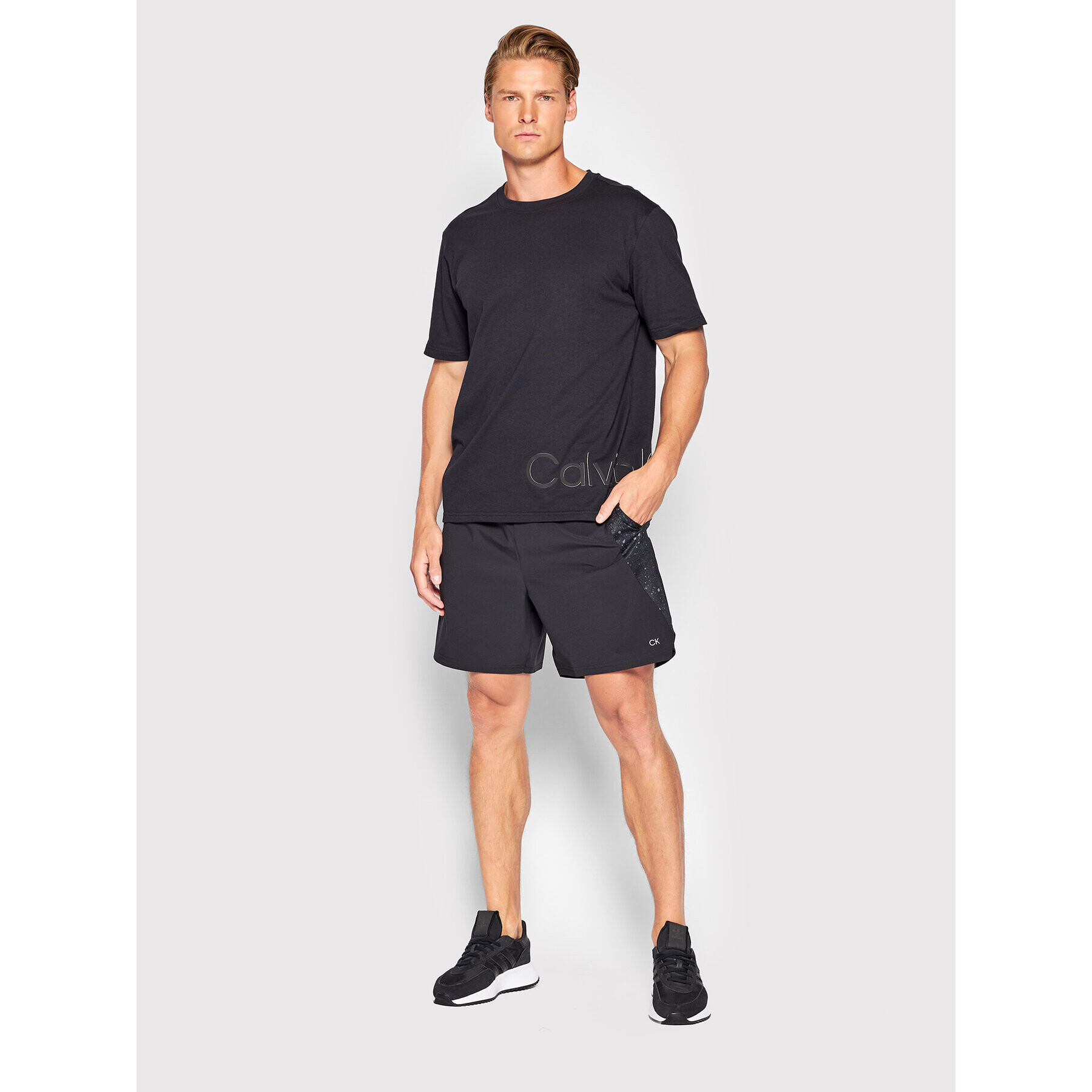 Calvin Klein Performance Sportovní kraťasy 00GMS2S802 Černá Regular Fit - Pepit.cz