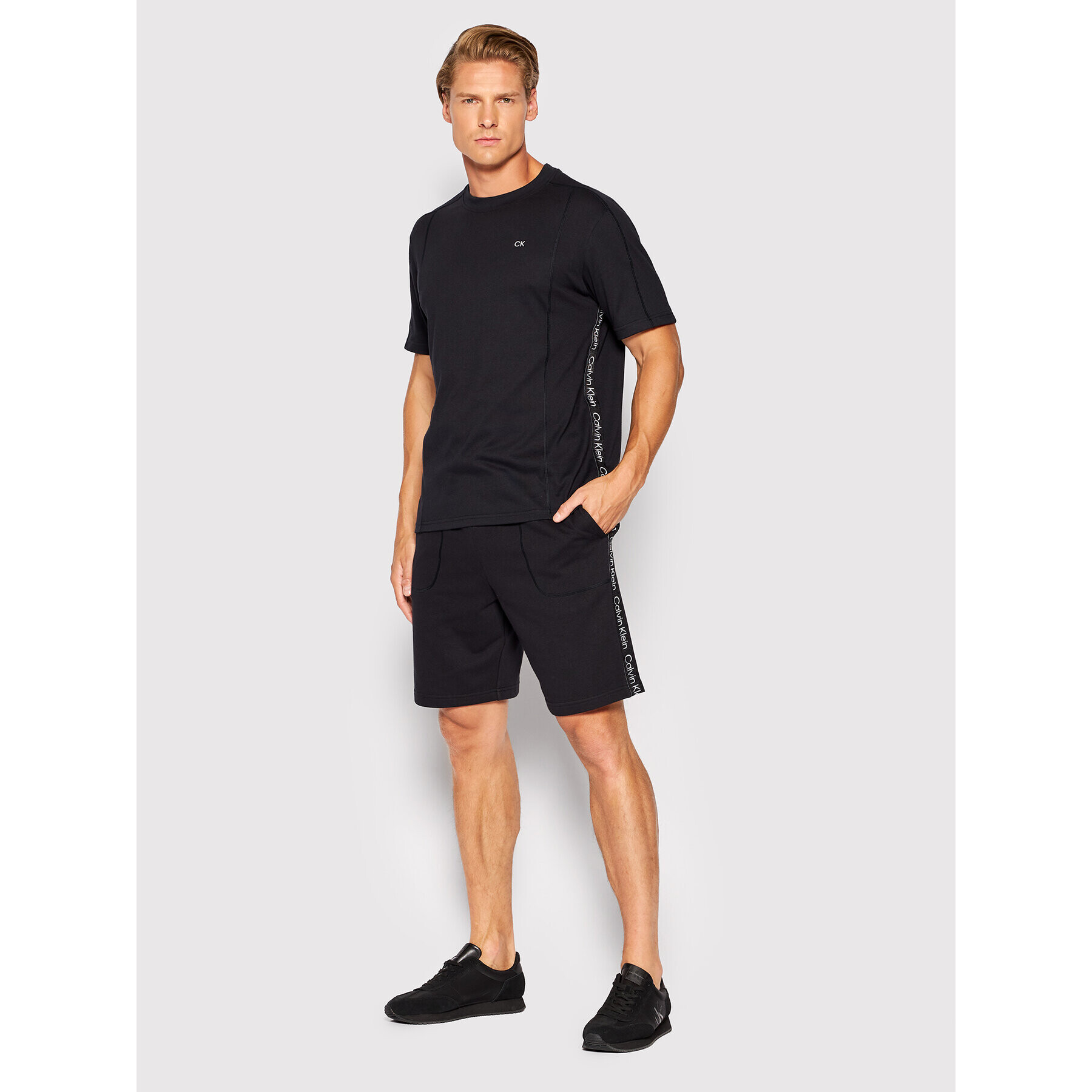 Calvin Klein Performance Sportovní kraťasy 00GMS2S806 Černá Regular Fit - Pepit.cz