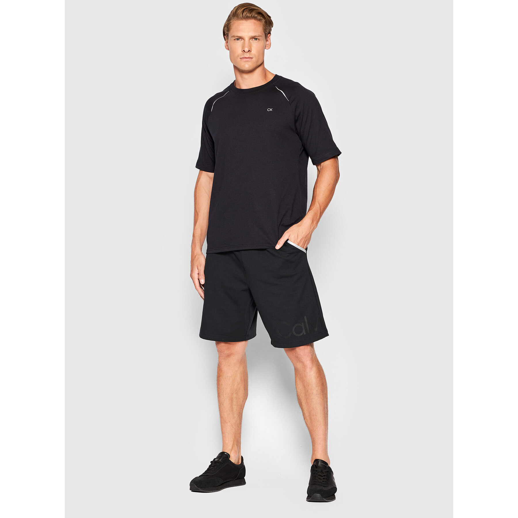 Calvin Klein Performance Sportovní kraťasy 00GMS2S808 Černá Regular Fit - Pepit.cz