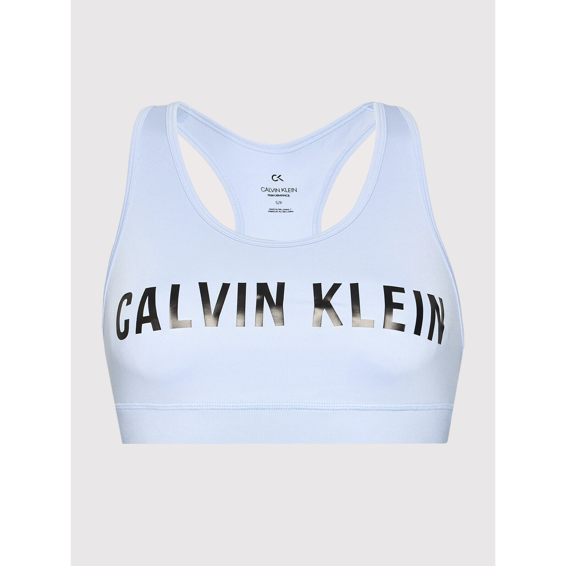 Calvin Klein Performance Sportovní podprsenka Medium Support 00GWF0K157 Modrá - Pepit.cz