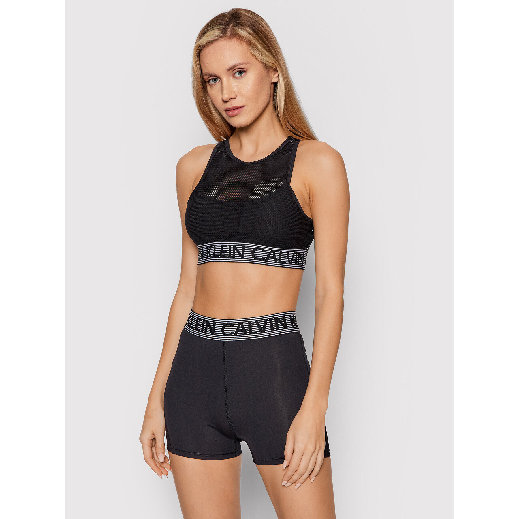 Calvin Klein Performance Sportovní podprsenka Medium Support Sports 00GWF1K108 Černá - Pepit.cz