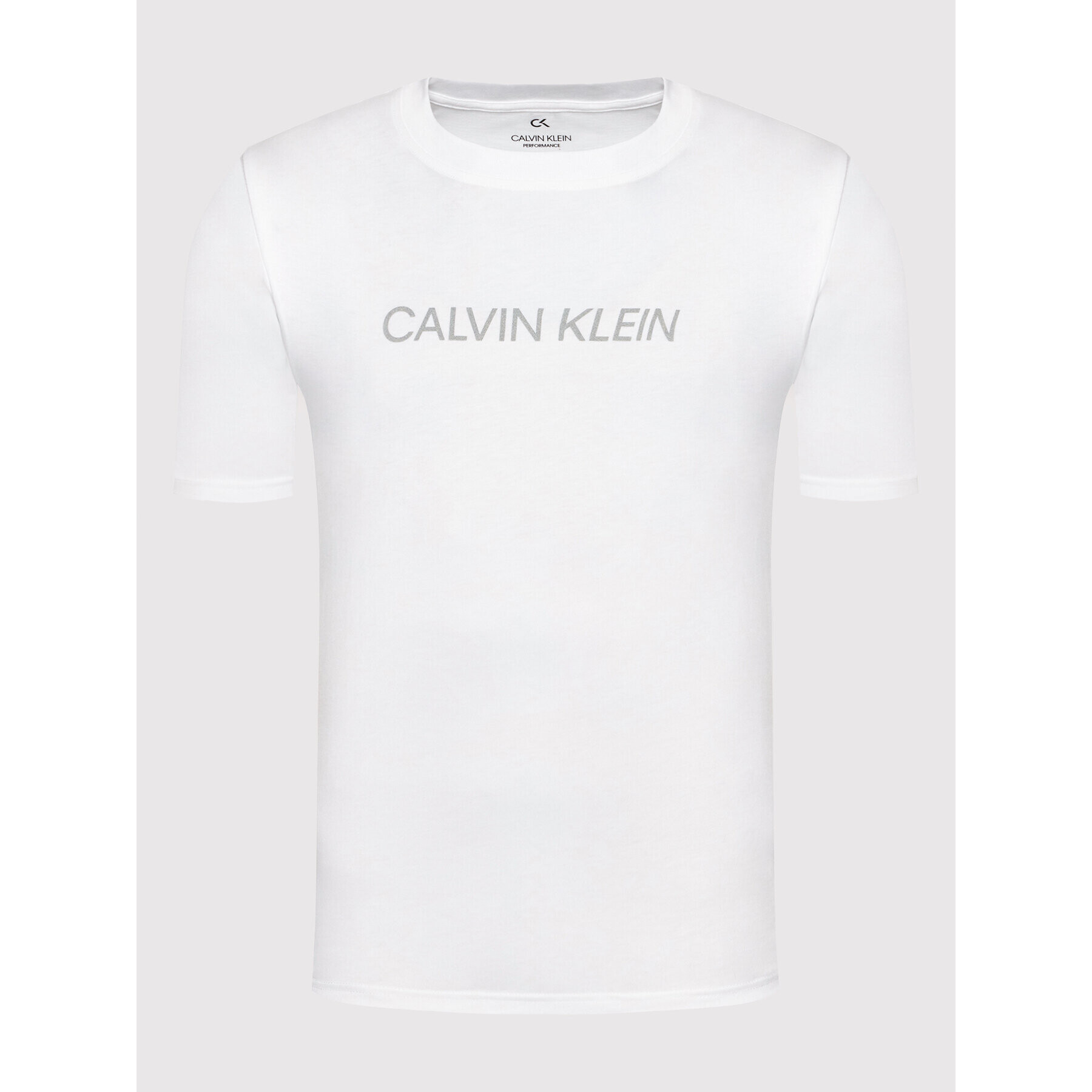 Calvin Klein Performance T-Shirt 00GMF1K107 Bílá Regular Fit - Pepit.cz