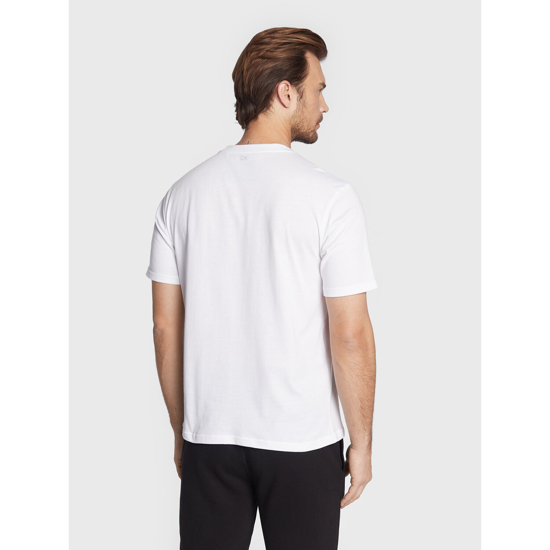 Calvin Klein Performance T-Shirt 00GMF2K112 Bílá Regular Fit - Pepit.cz