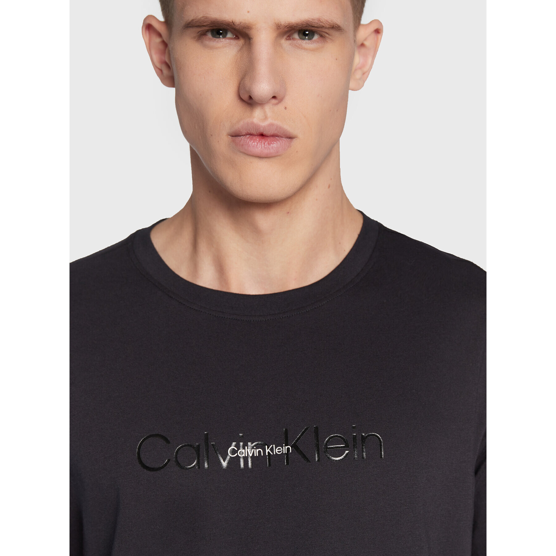 Calvin Klein Performance T-Shirt 00GMF2K140 Černá Regular Fit - Pepit.cz