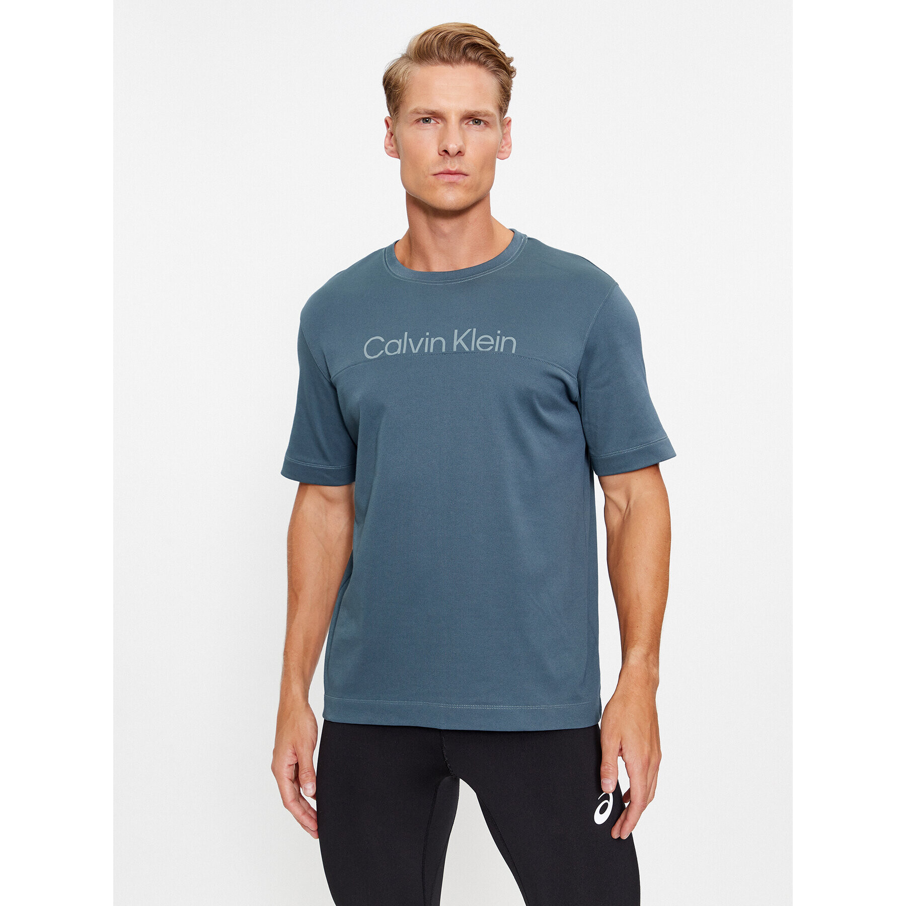 Calvin Klein Performance T-Shirt 00GMF3K133 Šedá Regular Fit - Pepit.cz