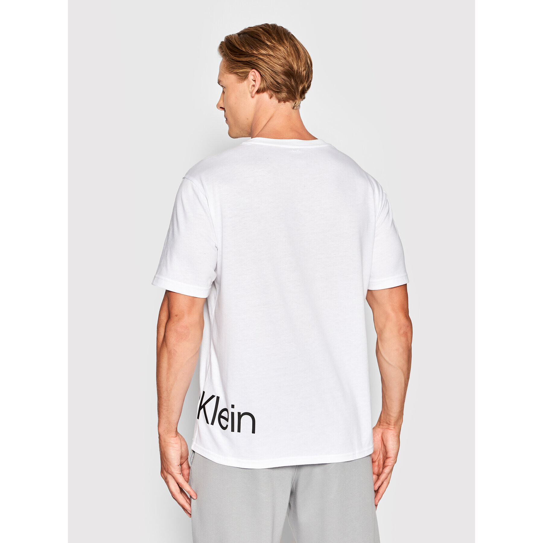 Calvin Klein Performance T-Shirt 00GMS2K111 Bílá Regular Fit - Pepit.cz