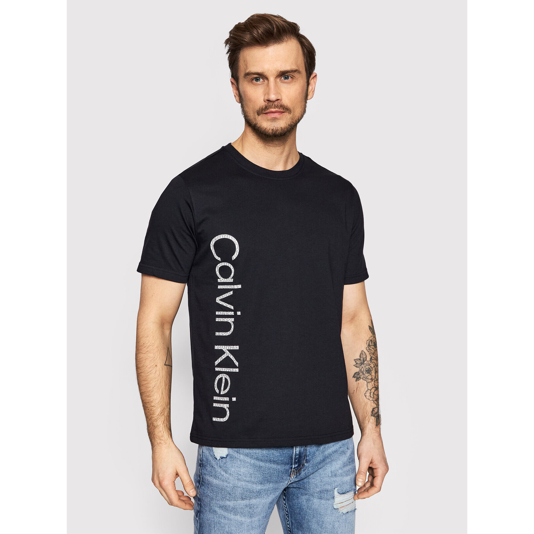 Calvin Klein Performance T-Shirt 00GMS2K124 Černá Regular Fit - Pepit.cz