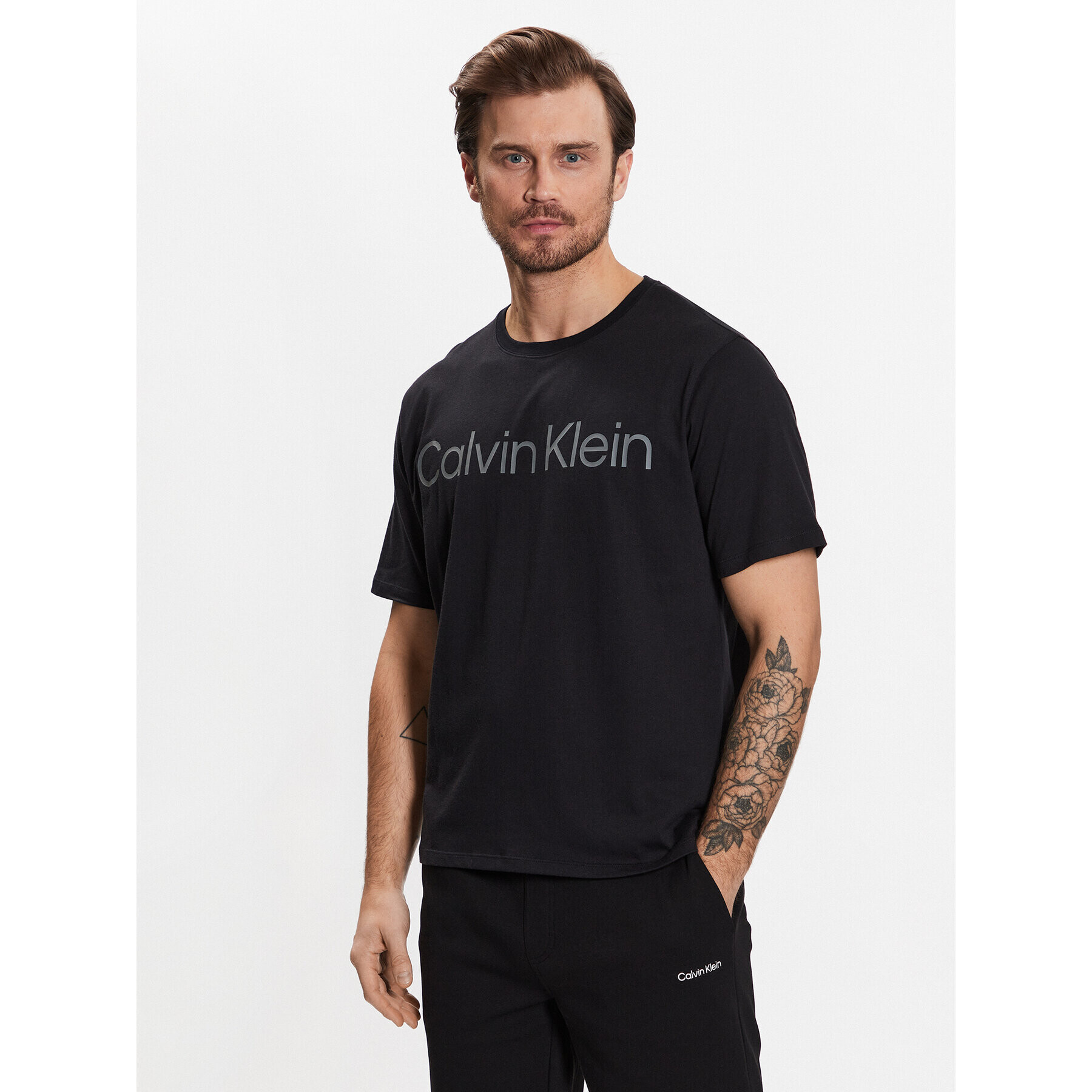 Calvin Klein Performance T-Shirt 00GMS3K109 Černá Regular Fit - Pepit.cz