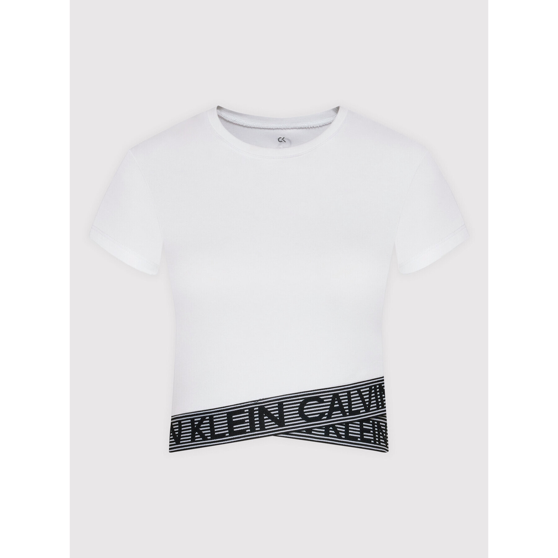 Calvin Klein Performance T-Shirt 00GWF1K148 Bílá Slim Fit - Pepit.cz