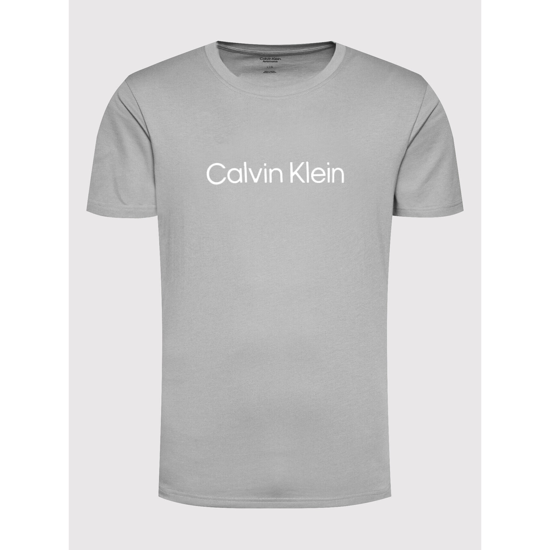 Calvin Klein Performance T-Shirt Pw 00GMS2K107 Šedá Regular Fit - Pepit.cz