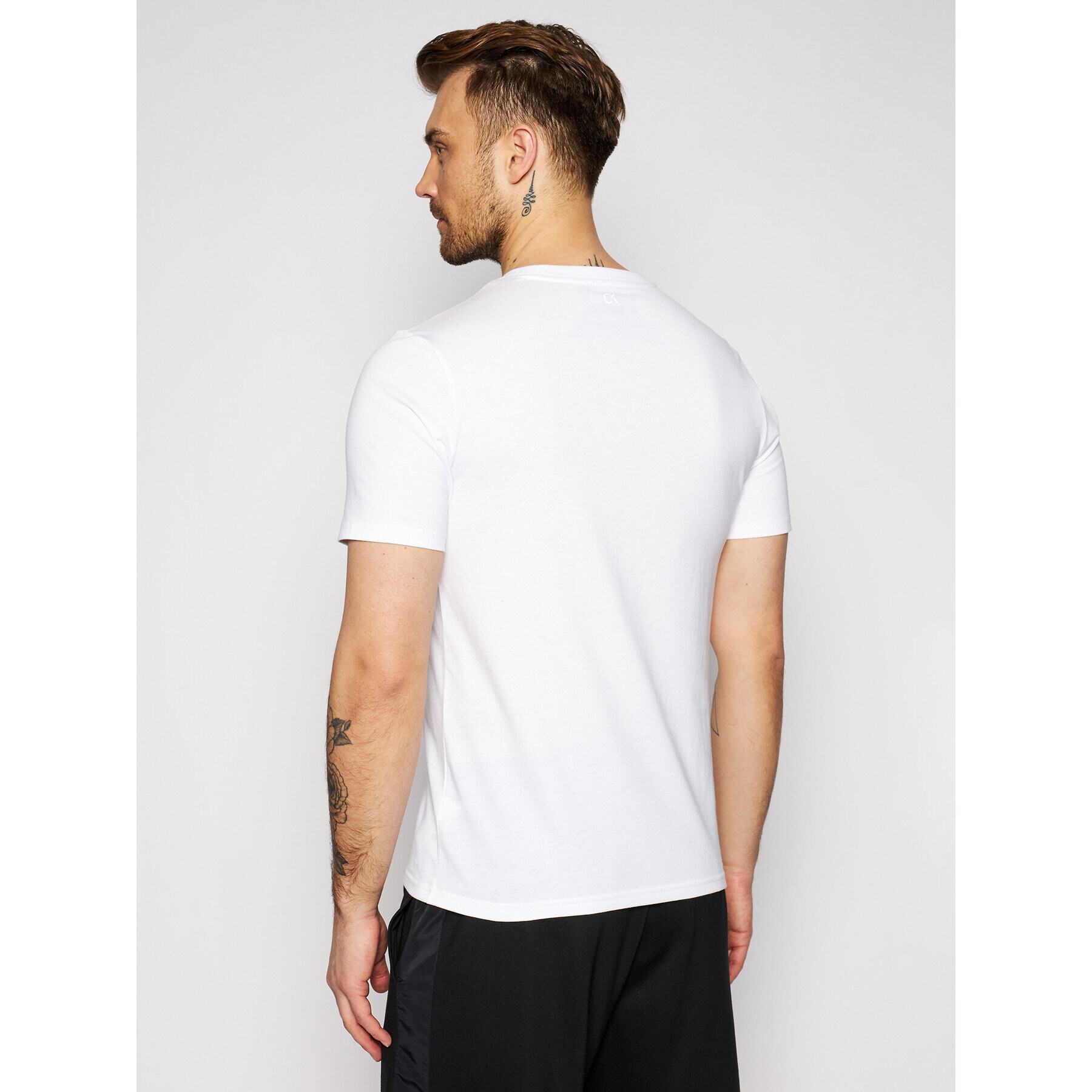 Calvin Klein Performance T-Shirt Pw-S/S 00GMS1K142 Bílá Regular Fit - Pepit.cz