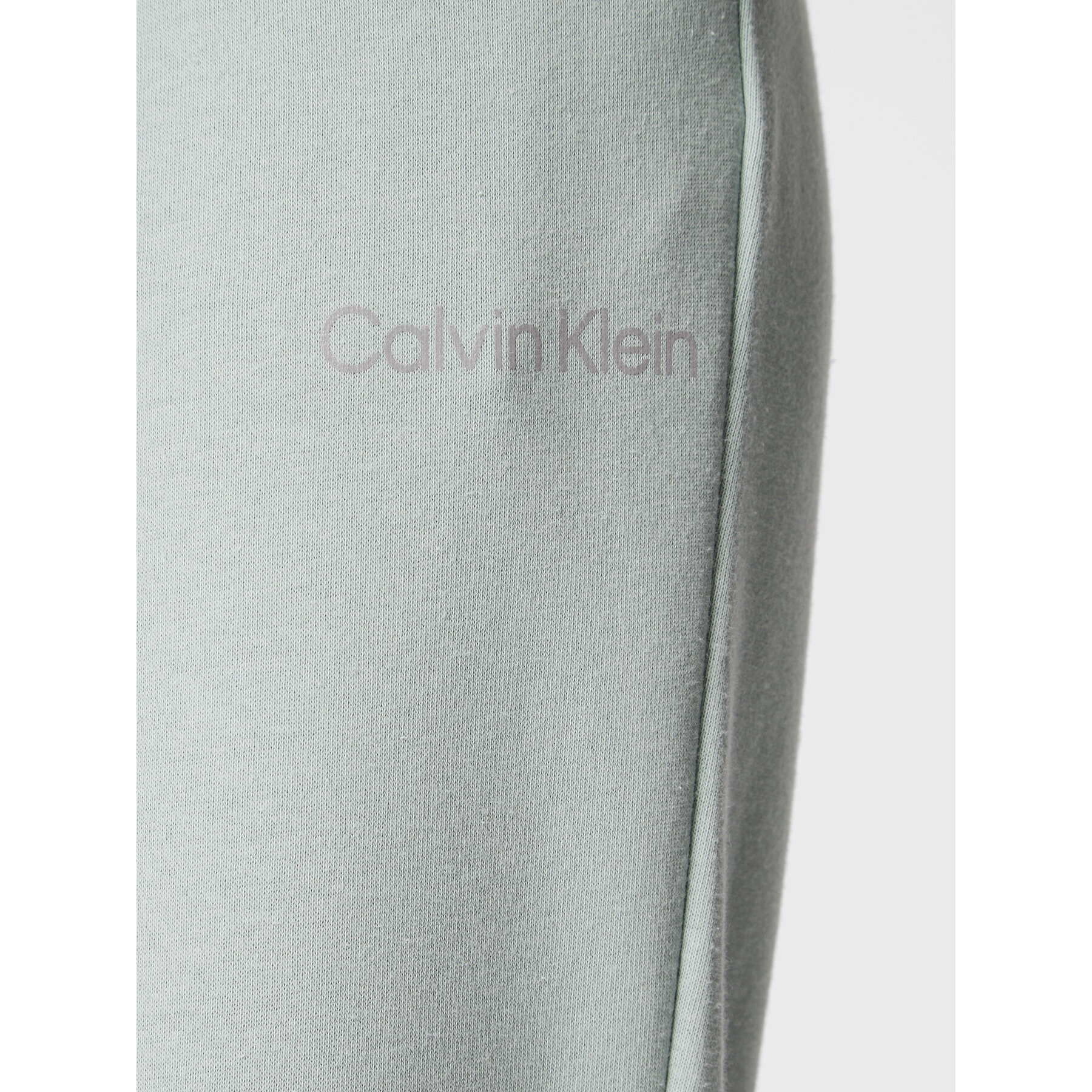 Calvin Klein Performance Teplákové kalhoty 00GWS2P608 Zelená Regular Fit - Pepit.cz