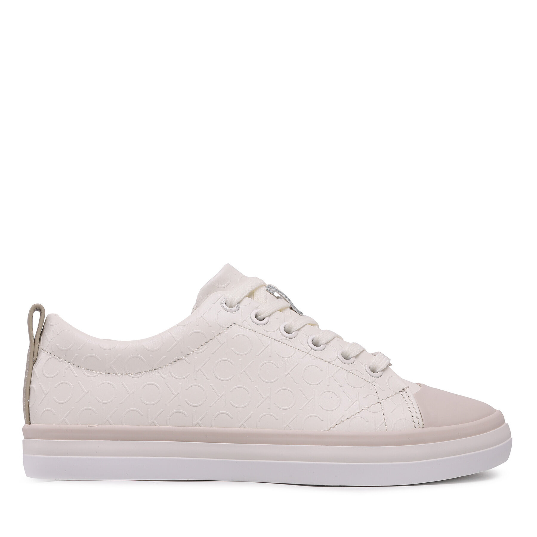 Calvin Klein Plátěnky Low Prof Vulc Lace Up HW0HW01412 Béžová - Pepit.cz