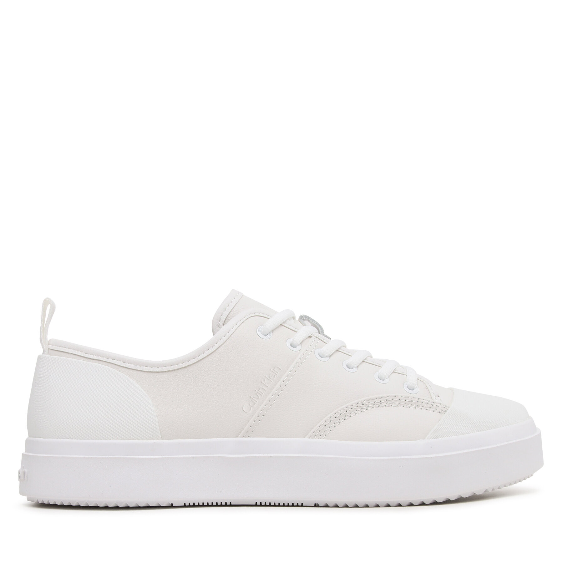 Calvin Klein Plátěnky Low Top Lace Up Lth HM0HM01045 Bílá - Pepit.cz