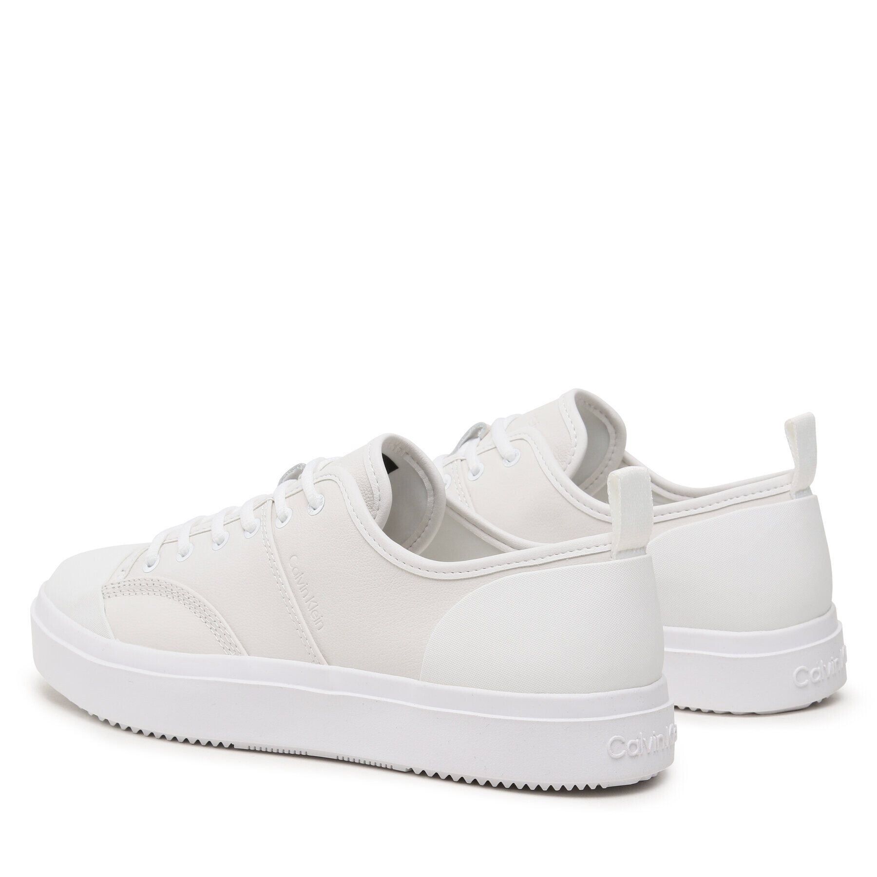 Calvin Klein Plátěnky Low Top Lace Up Lth HM0HM01045 Bílá - Pepit.cz