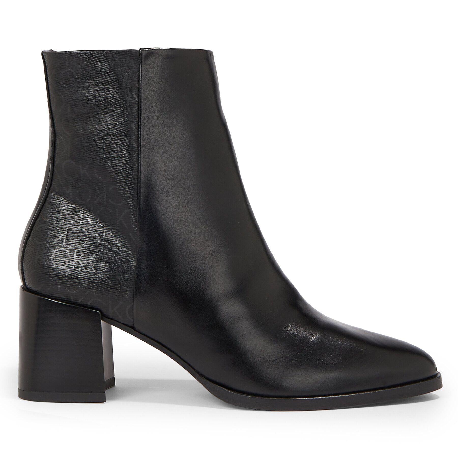 Calvin Klein Polokozačky Almond Ankle Boot 55 - Epi Mn Mx HW0HW01701 Černá - Pepit.cz