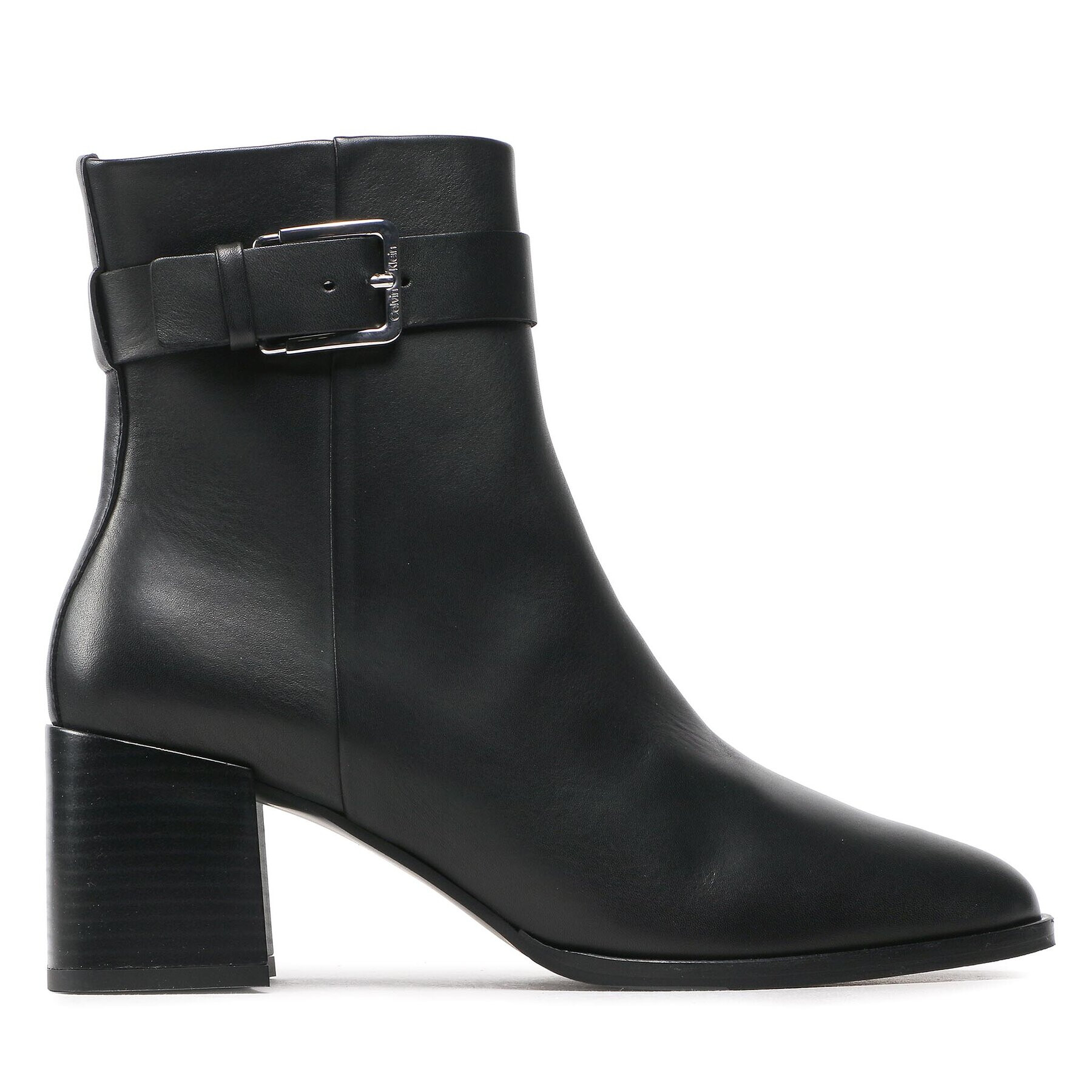 Calvin Klein Polokozačky Almond Ankle Boot W Hw 55-Lth HW0HW01247 Černá - Pepit.cz