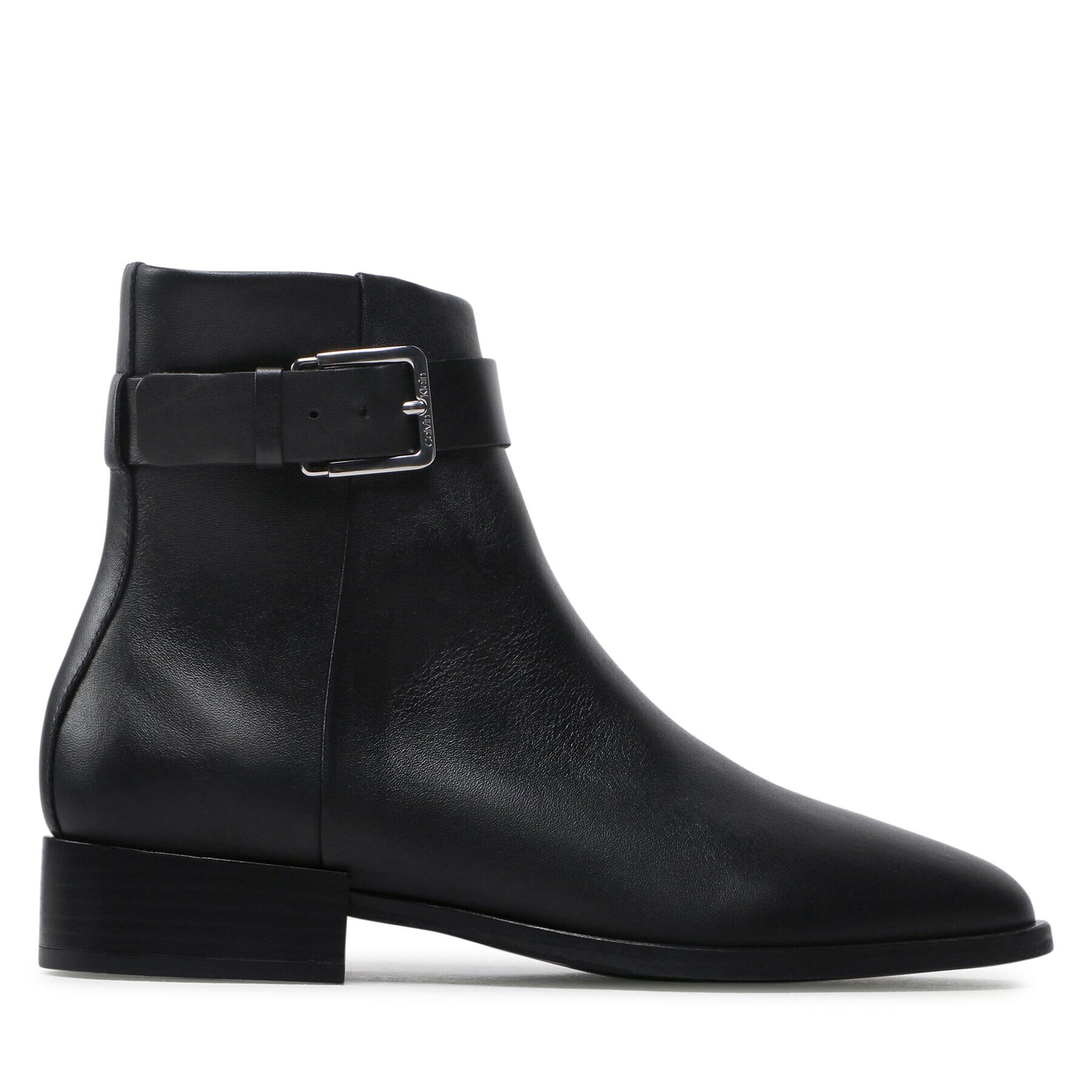 Calvin Klein Polokozačky Almond Ankle Boot W Hw-Lth HW0HW01303 Černá - Pepit.cz