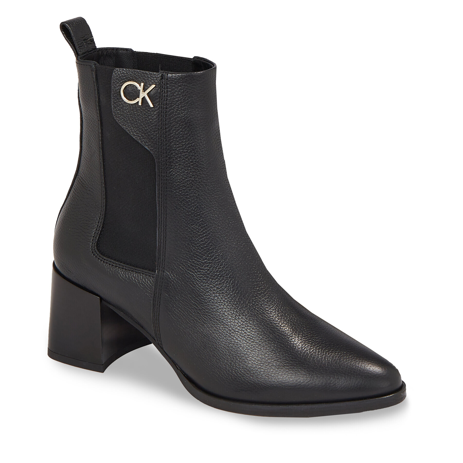 Calvin Klein Polokozačky Almond Chelsea Boot W/Hw 55 HW0HW01814 Černá - Pepit.cz