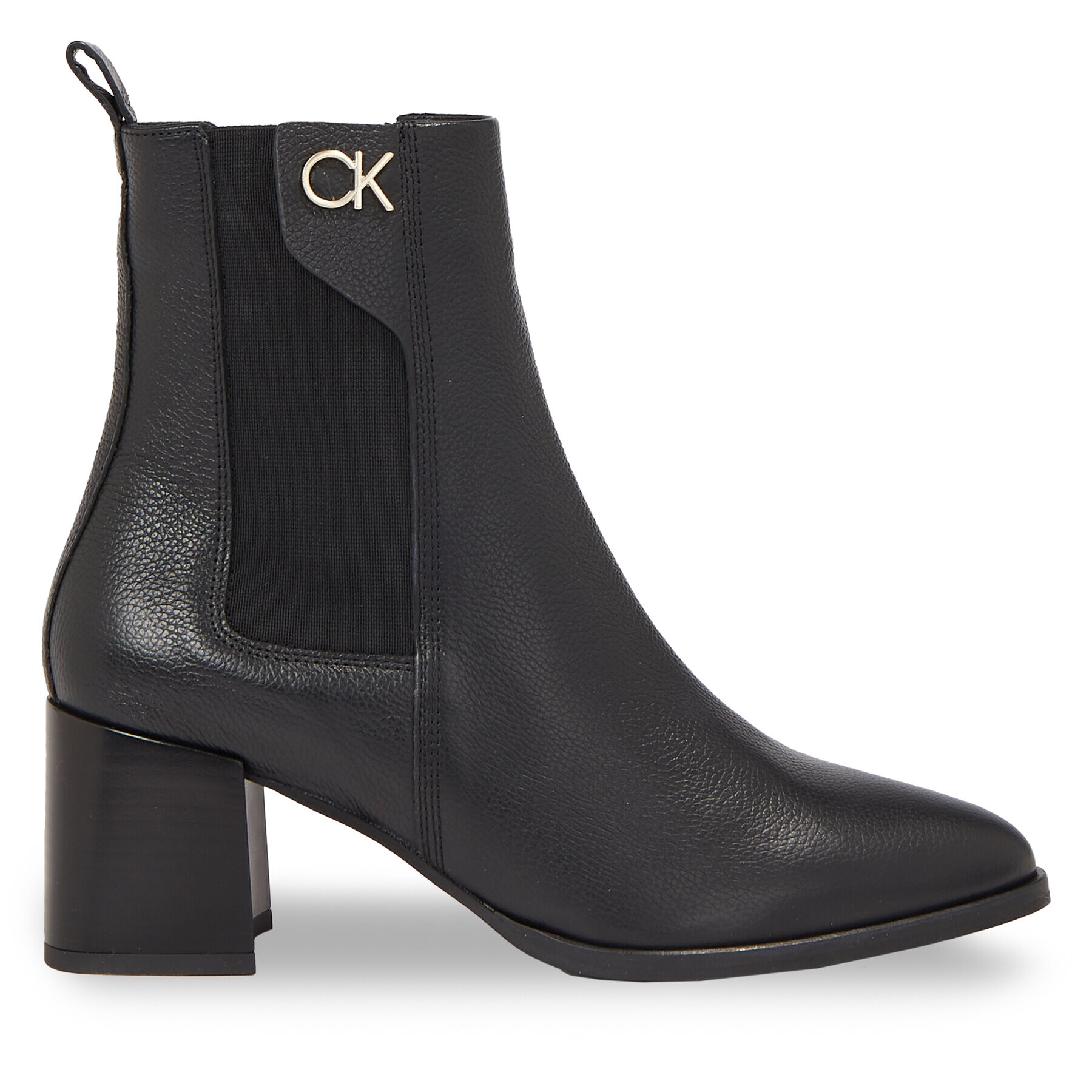 Calvin Klein Polokozačky Almond Chelsea Boot W/Hw 55 HW0HW01814 Černá - Pepit.cz